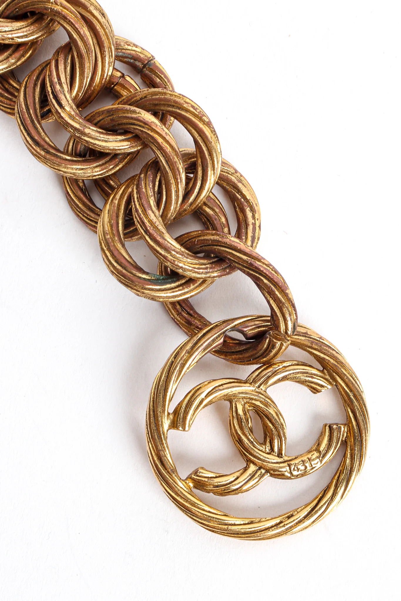 Double Rolo Link CC Bracelet - Image 8