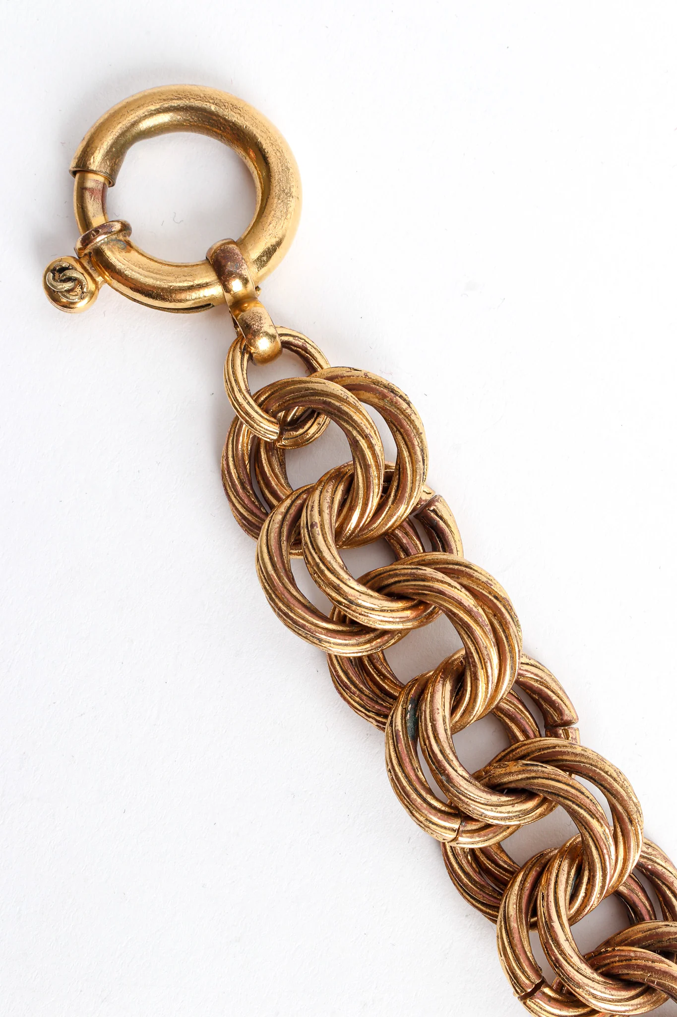Double Rolo Link CC Bracelet - Image 9