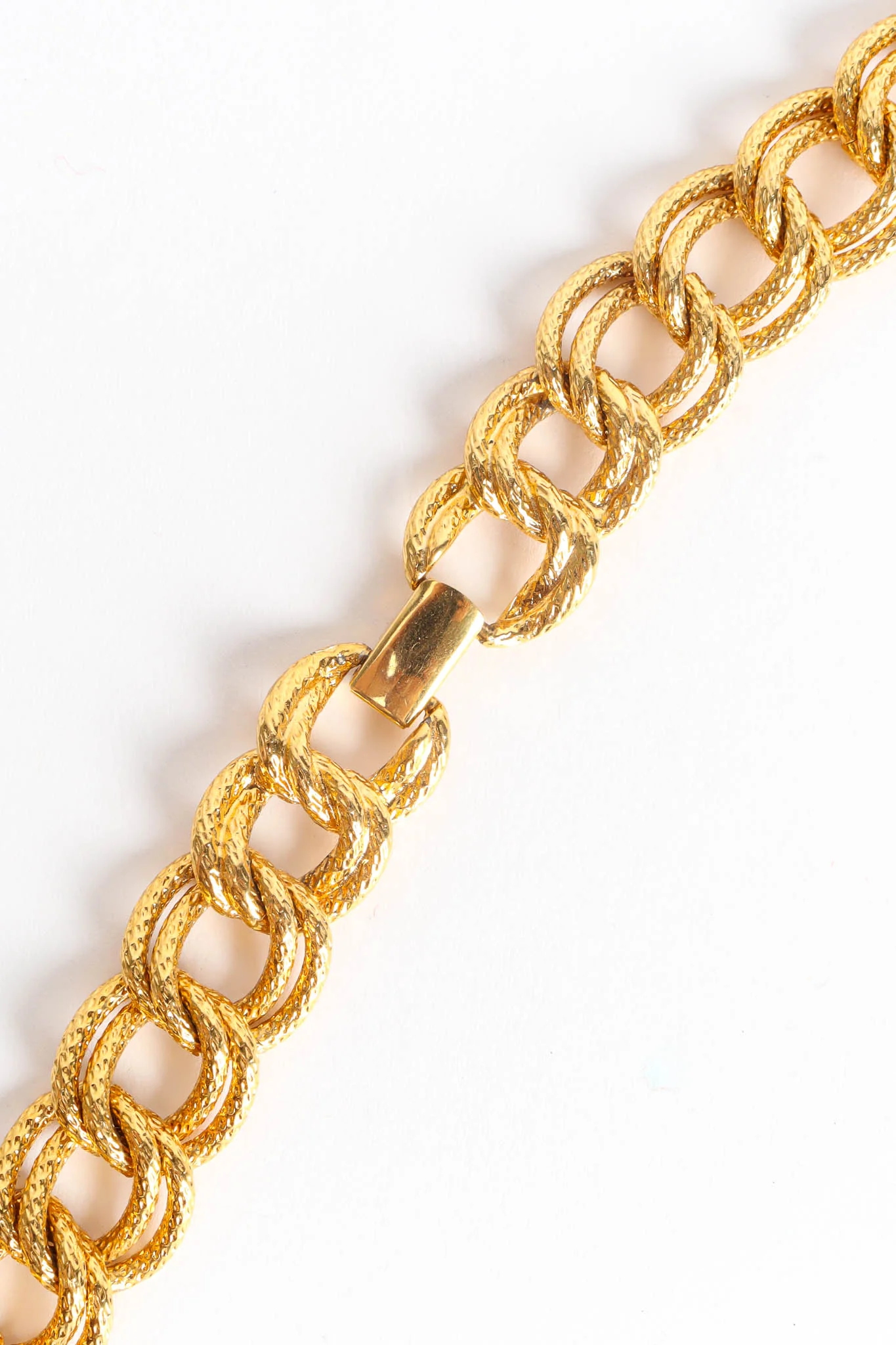 Rope Link Crystal Pendant Necklace - Image 9