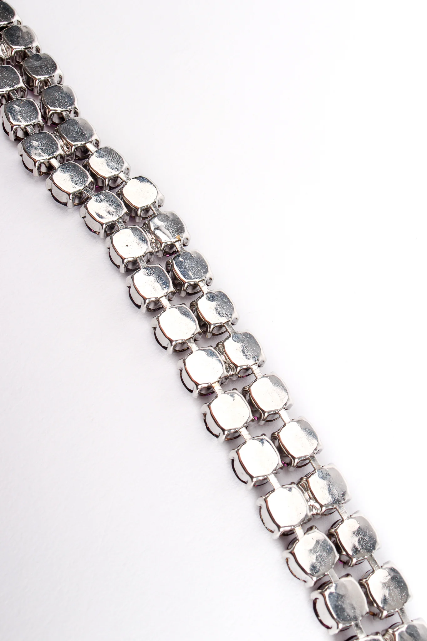 Double Row Amethyst Choker Necklace - Image 7
