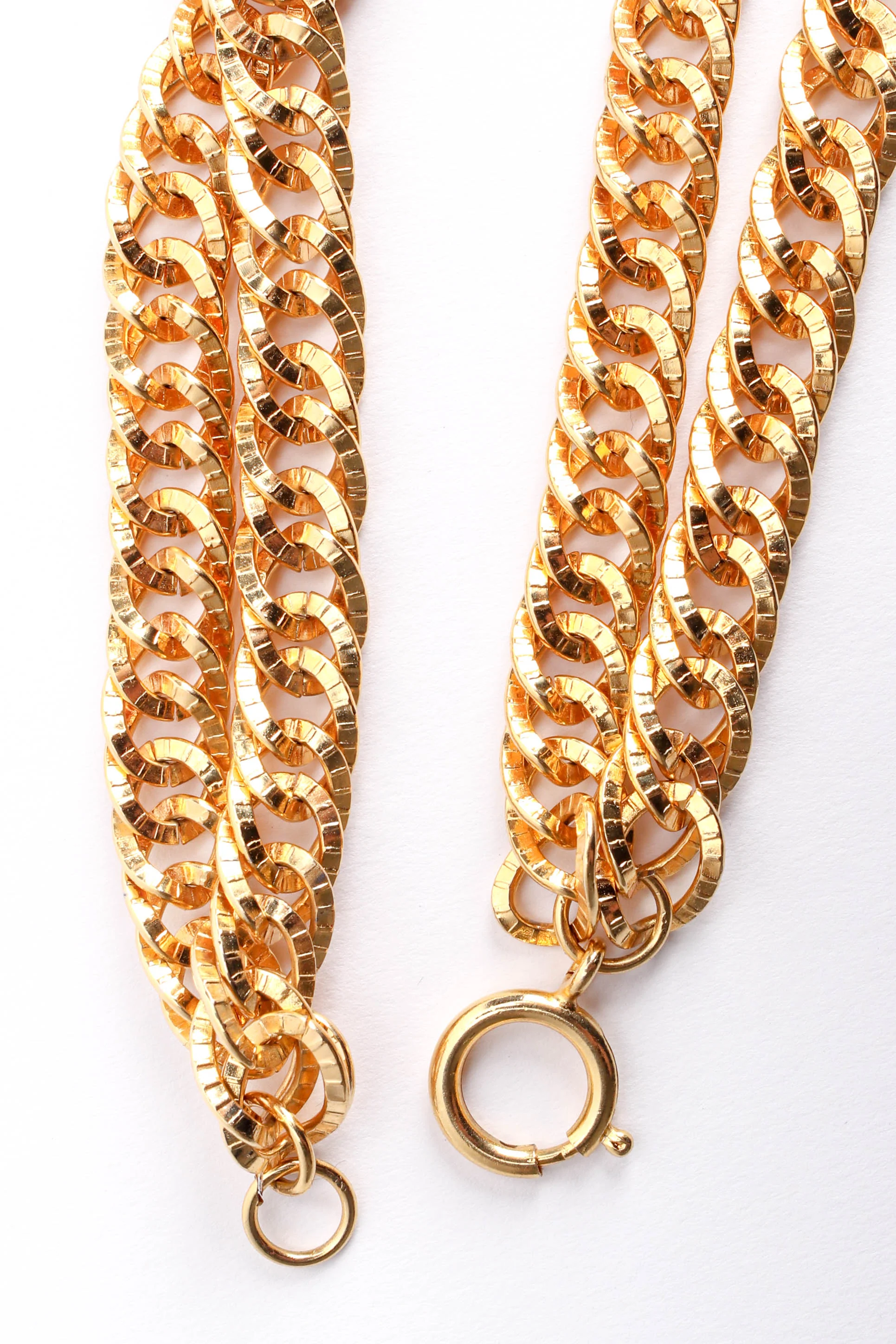 Double Tiered Crystal Coin Necklace - Image 7
