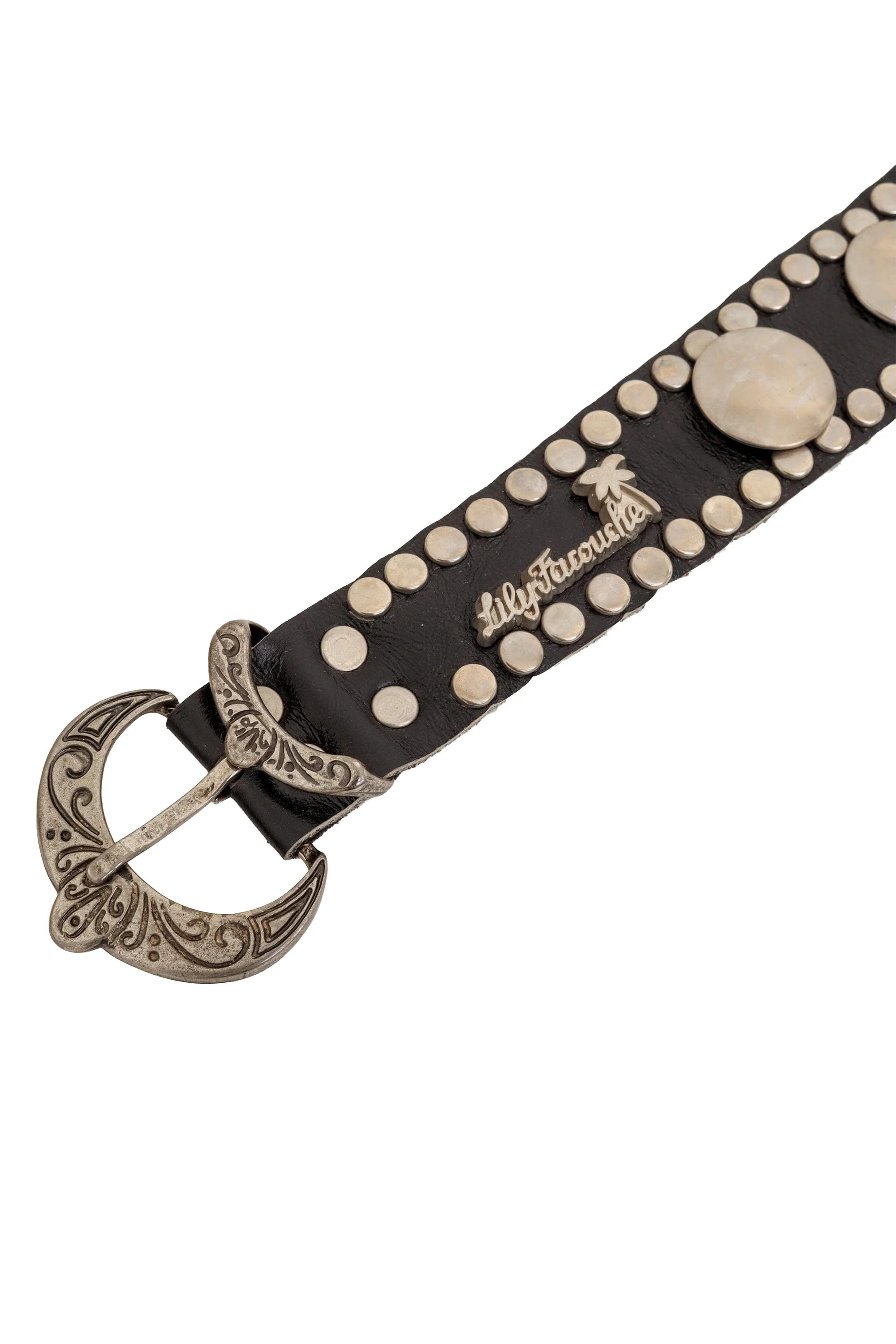 Double Wrap Leather Disc Belt - Image 5