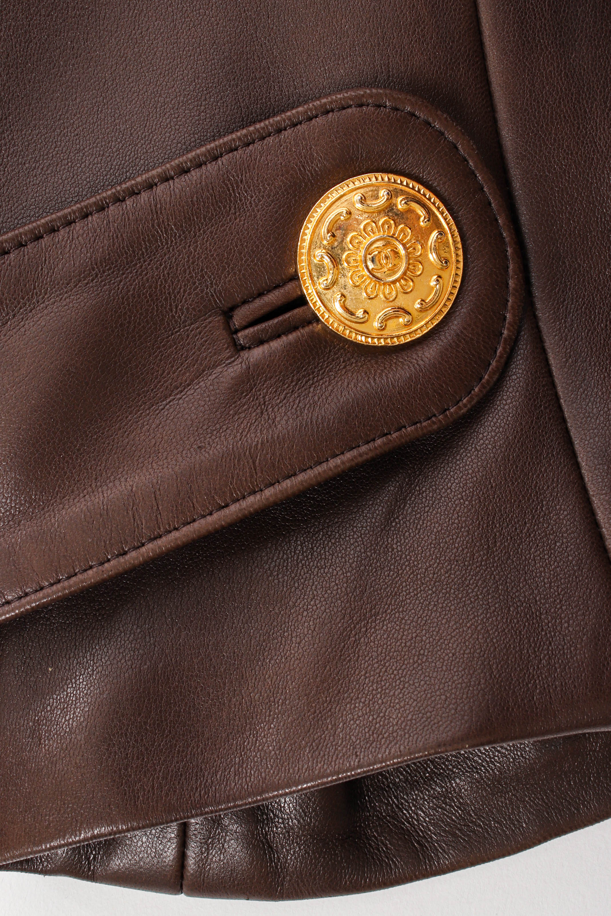 Suede & Leather Trench Coat - Image 8