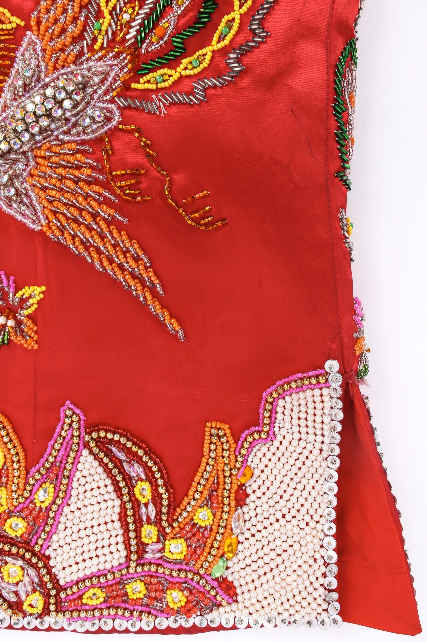 Dragon Phoenix Rhinestone Beaded Jacket - Image 13