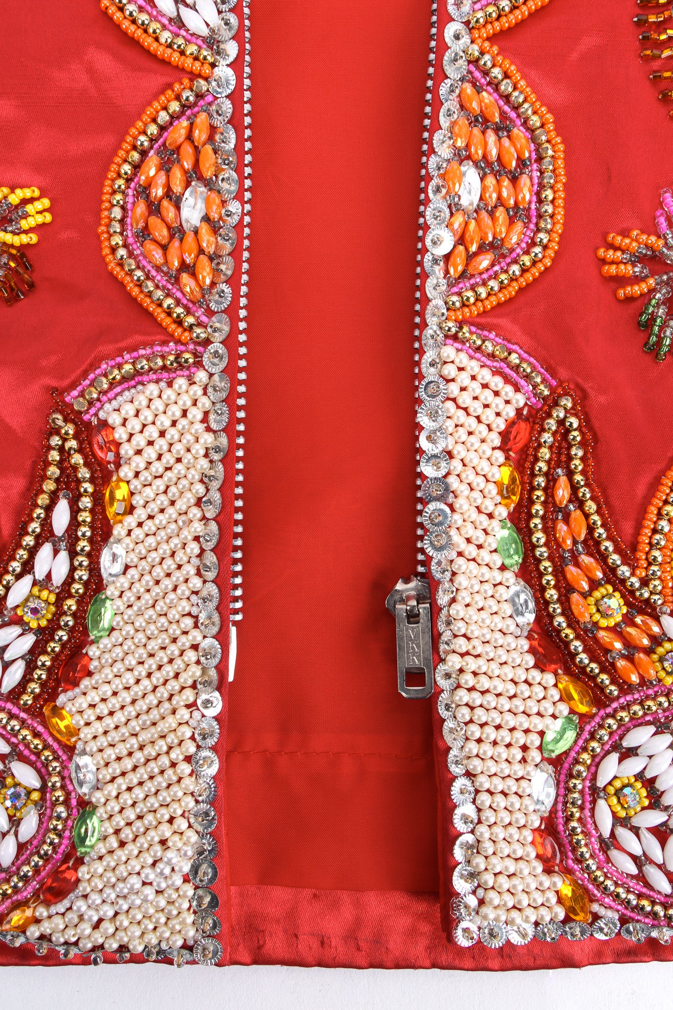Dragon Phoenix Rhinestone Beaded Jacket - Image 7