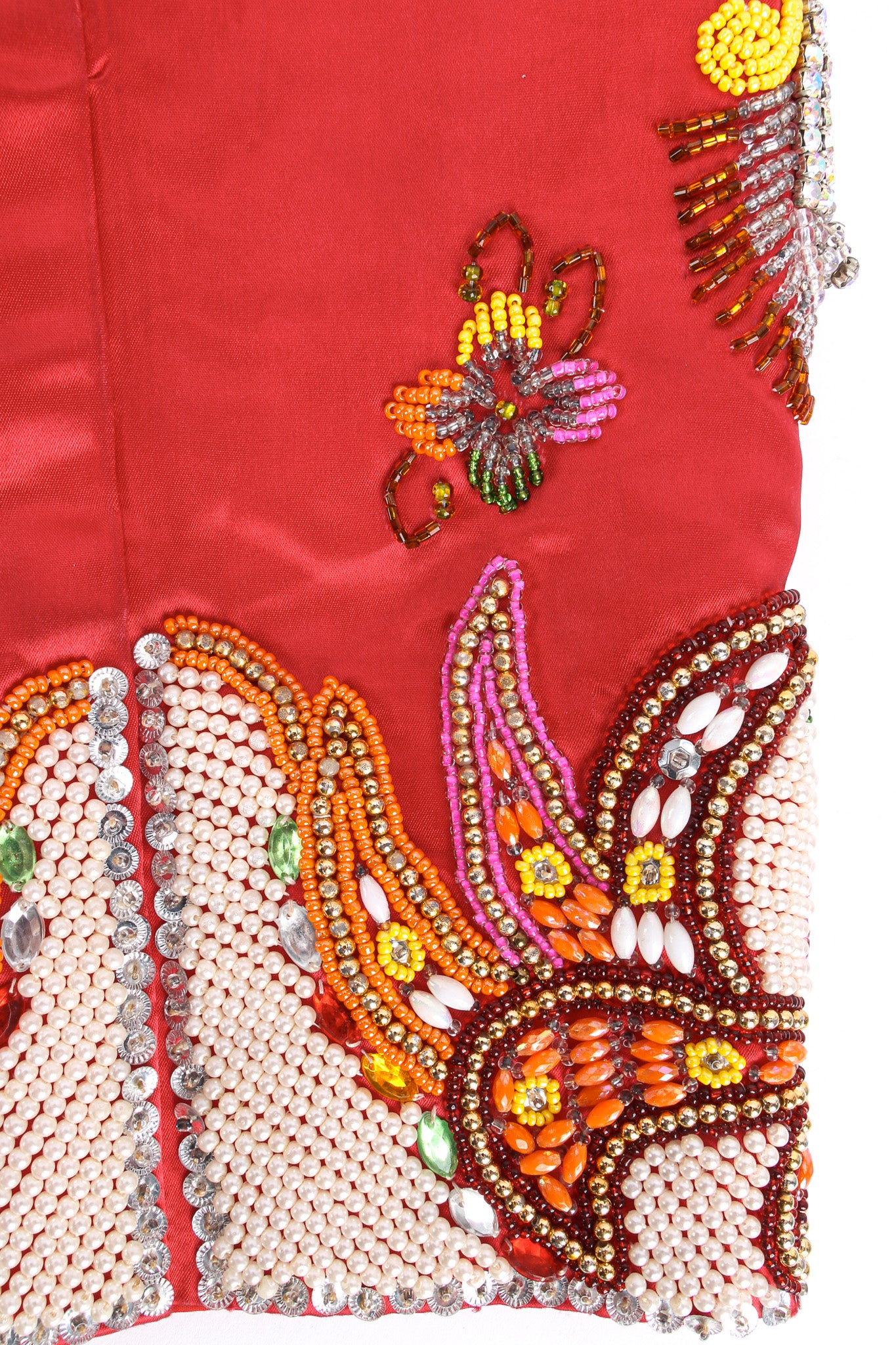 Dragon Phoenix Rhinestone Beaded Jacket - Image 8
