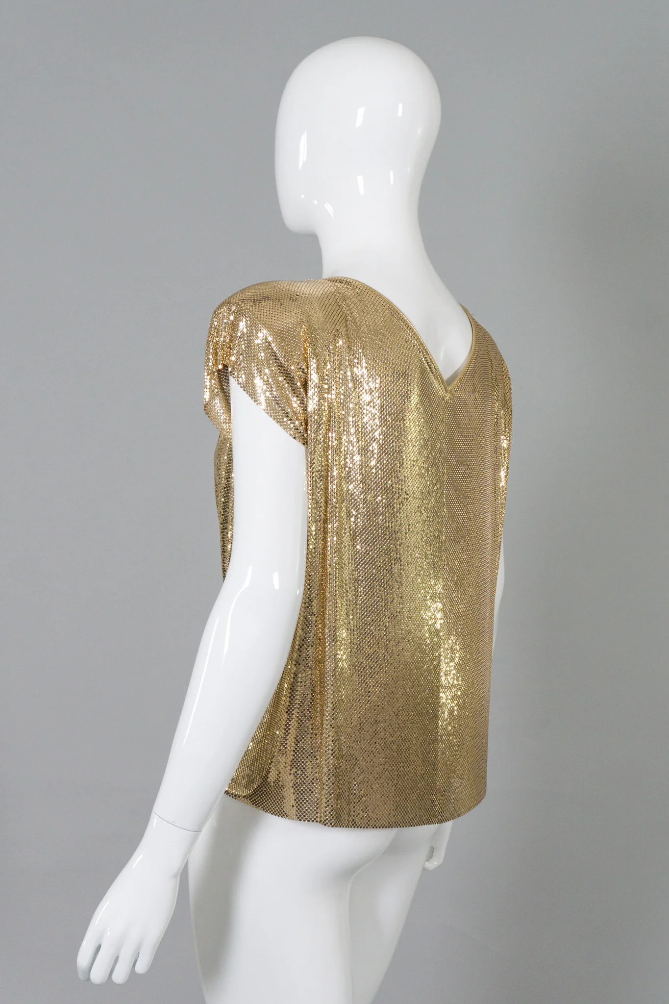 Draped Mesh Wrap Top - Image 5