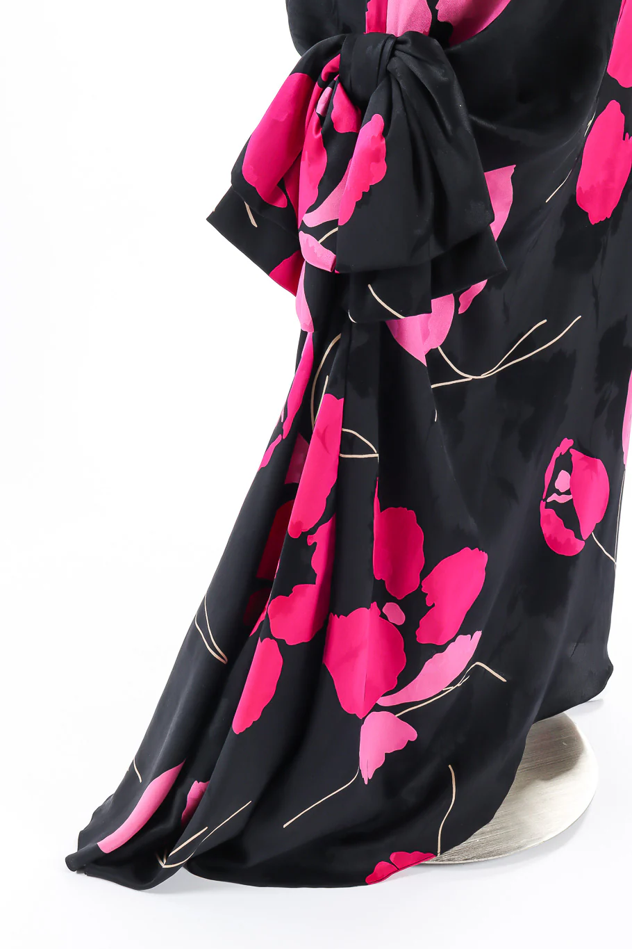 Draped Bias Bow Dress - Image 5