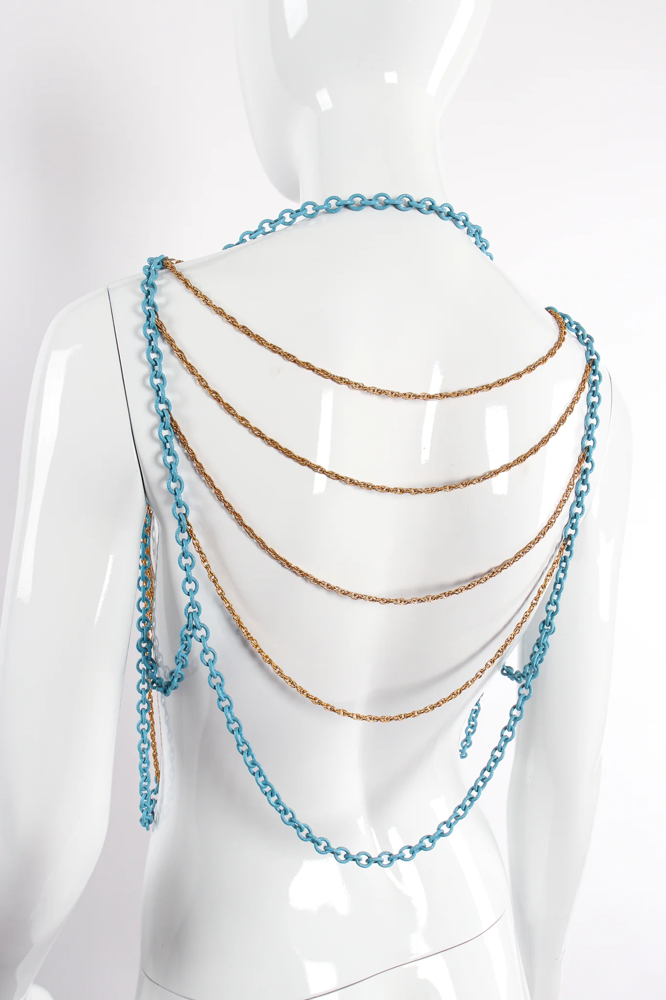 Draped Chain Harness Vest - Image 2