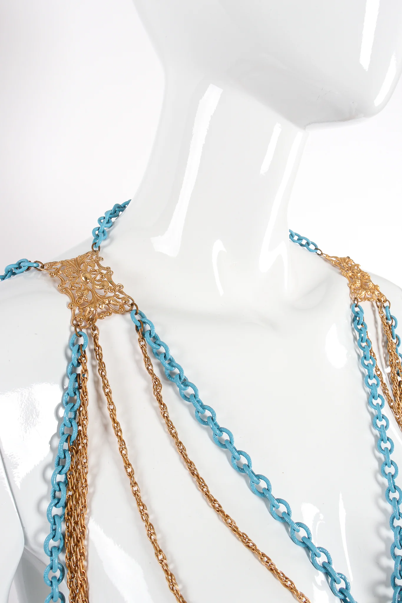 Draped Chain Harness Vest - Image 7