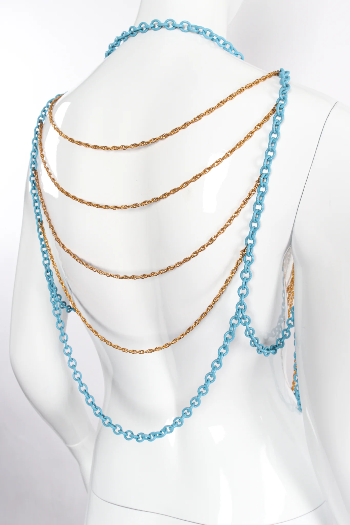 Draped Chain Harness Vest - Image 8
