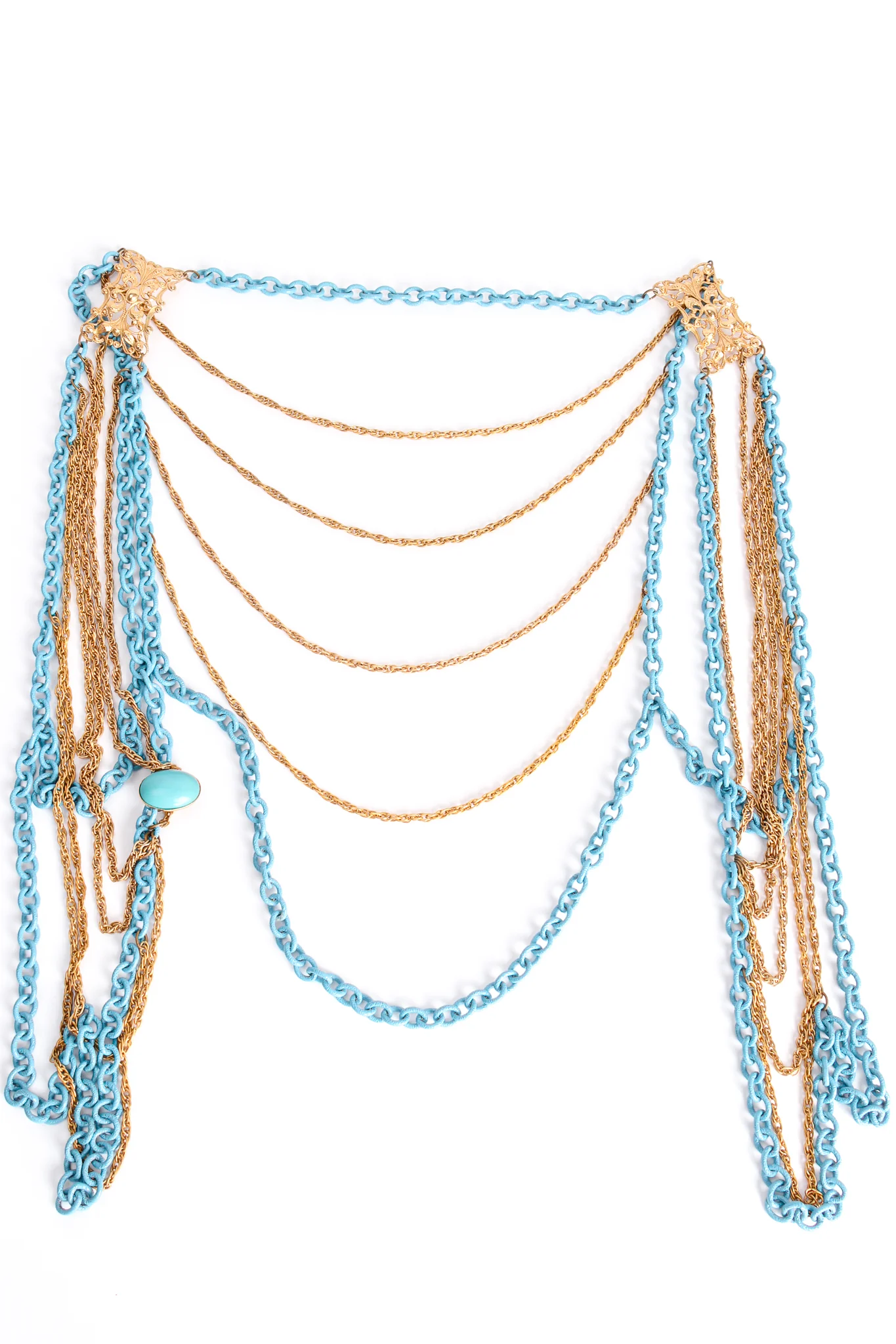 Draped Chain Harness Vest - Image 9