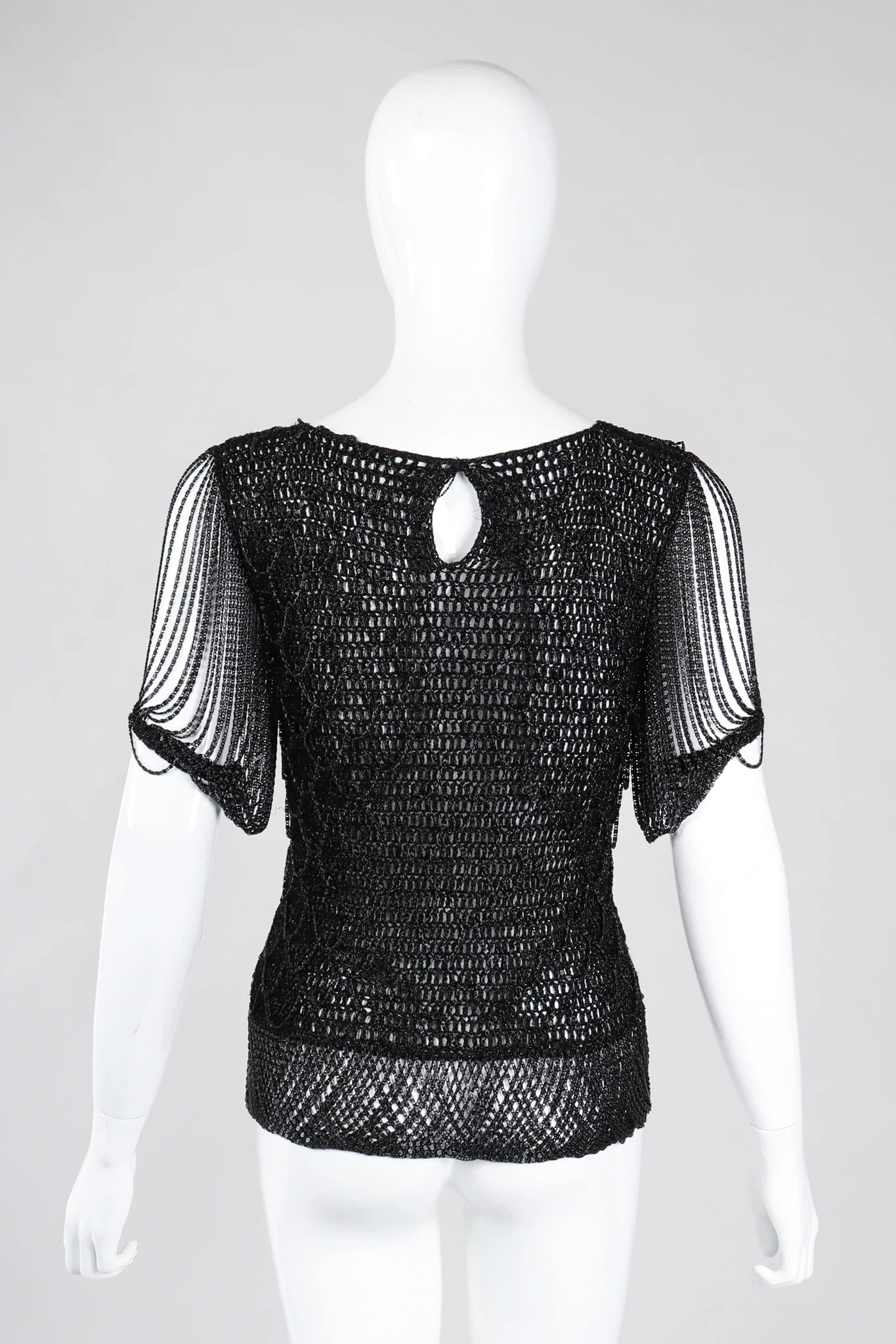 Draped Chain Knit Top - Image 6