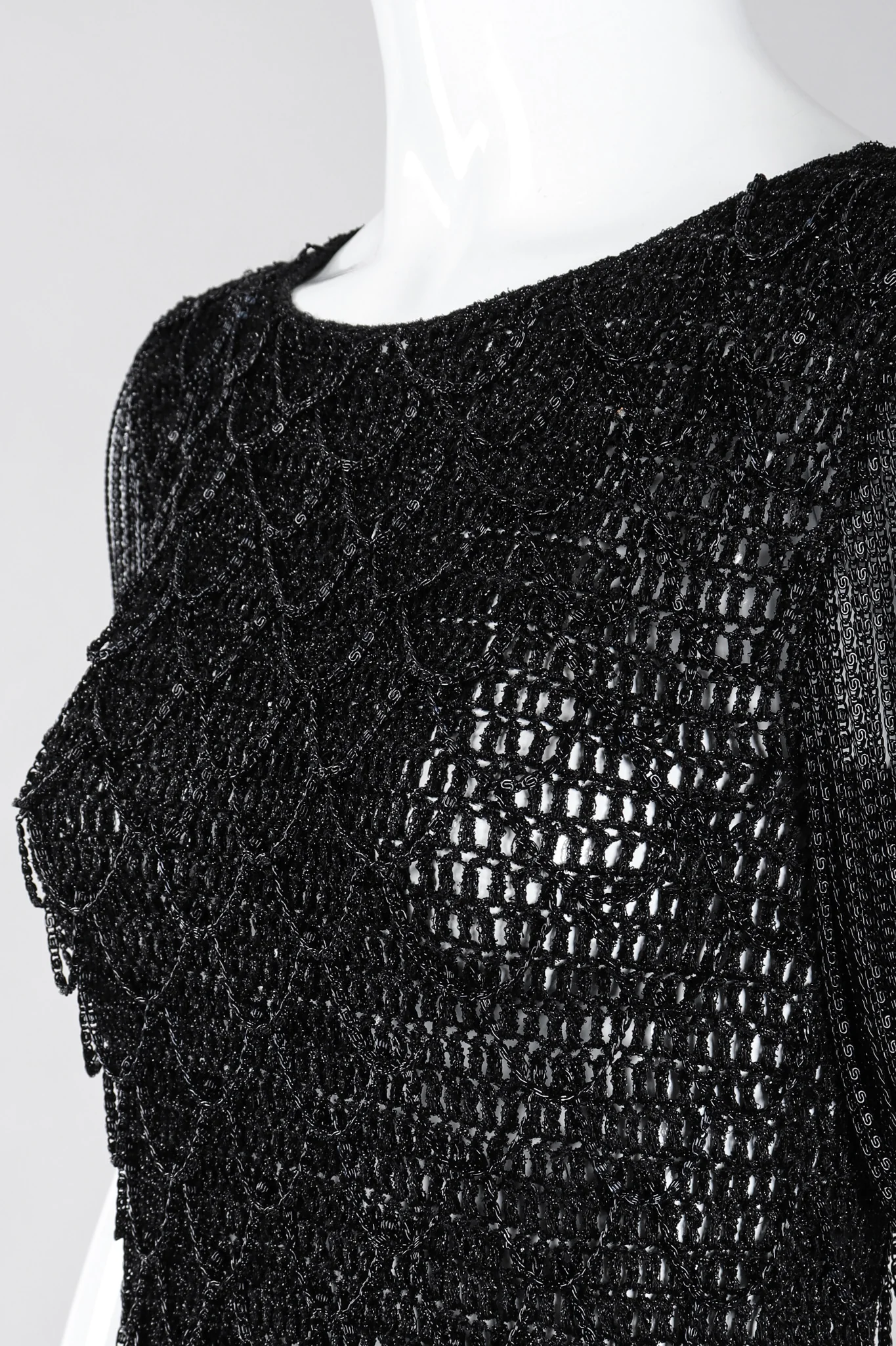 Draped Chain Knit Top - Image 7