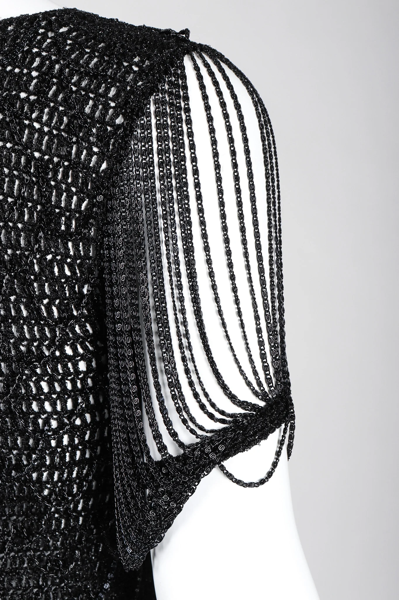 Draped Chain Knit Top - Image 9