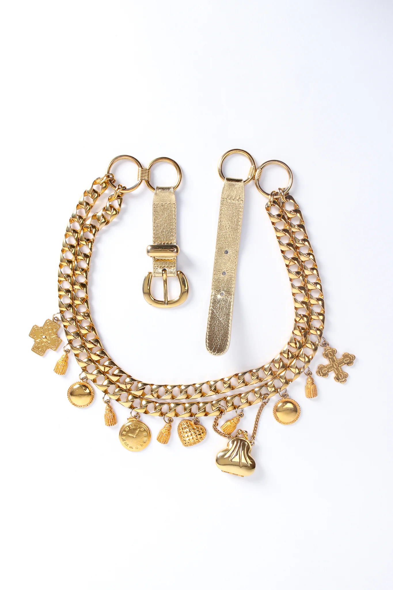Draped Charm Chain Belt - Image 2