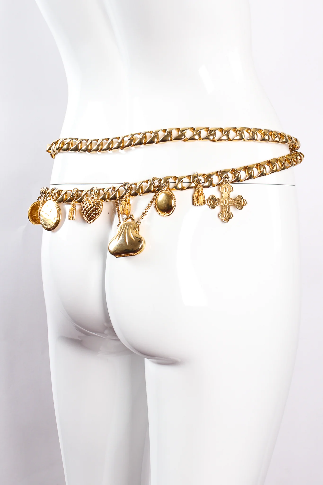 Draped Charm Chain Belt - Image 3