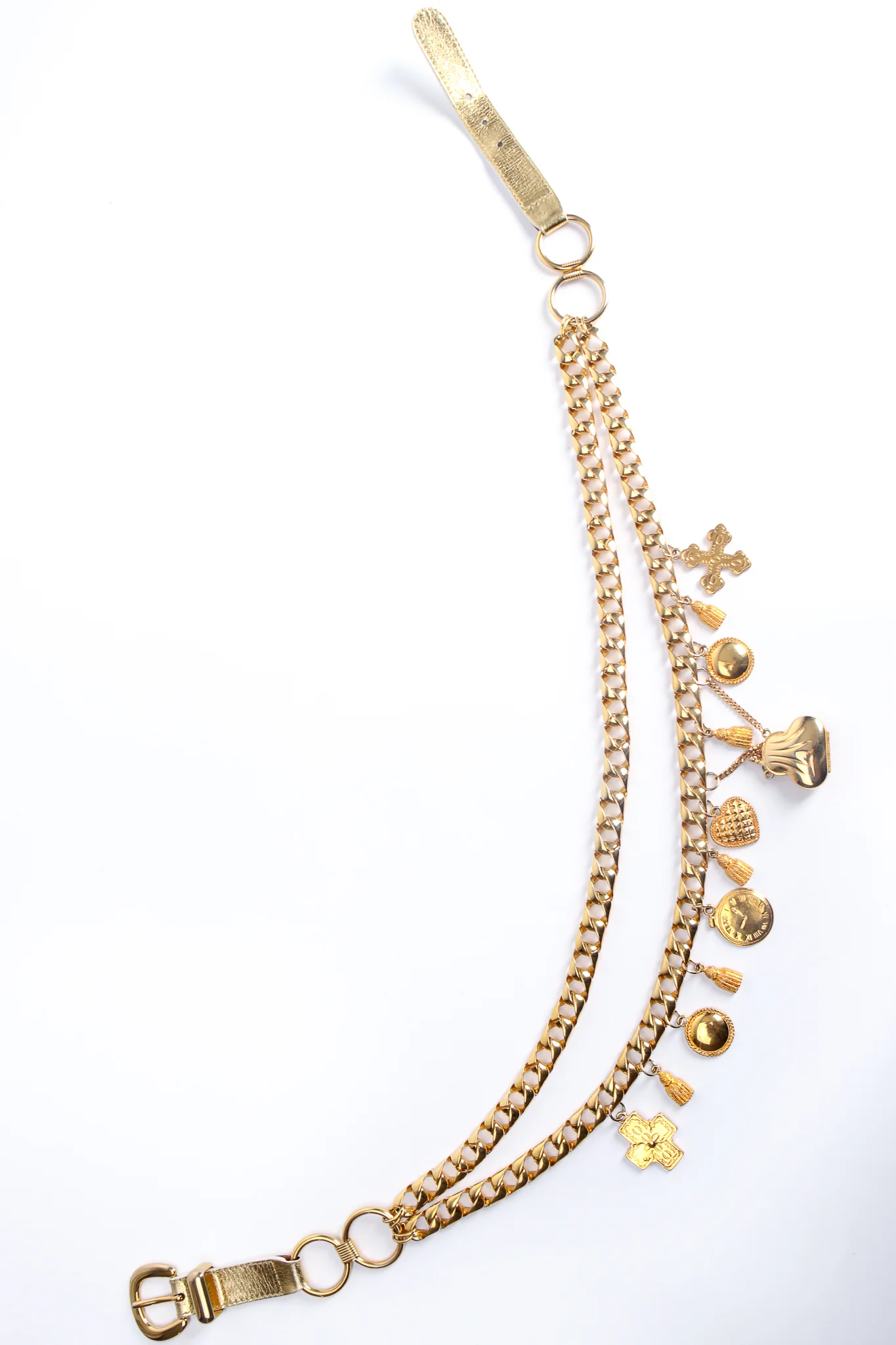 Draped Charm Chain Belt - Image 5