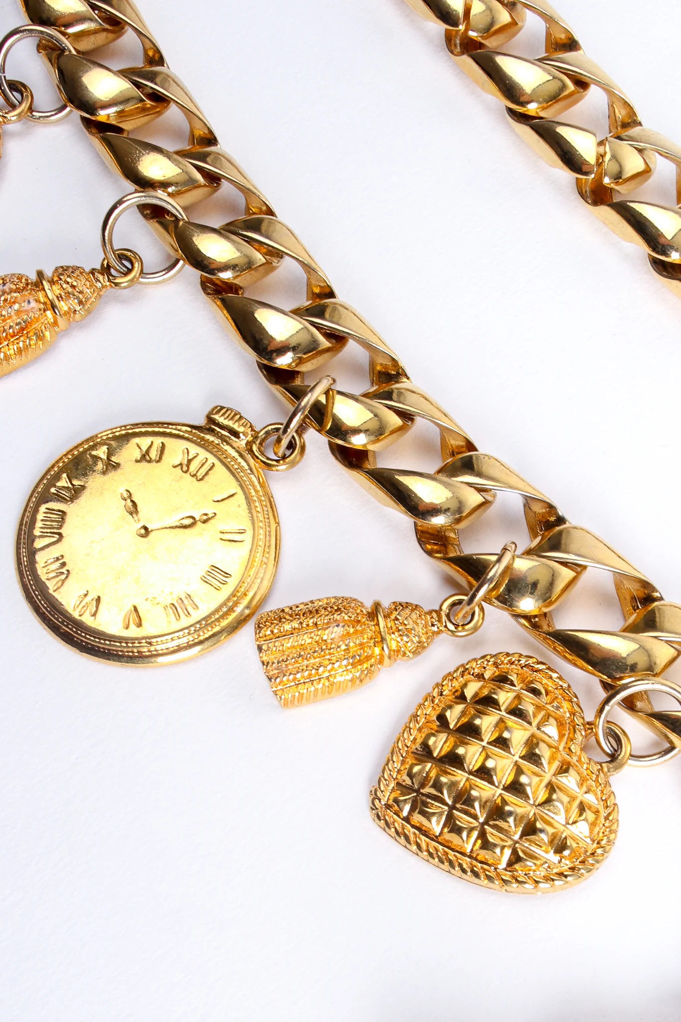 Draped Charm Chain Belt - Image 7