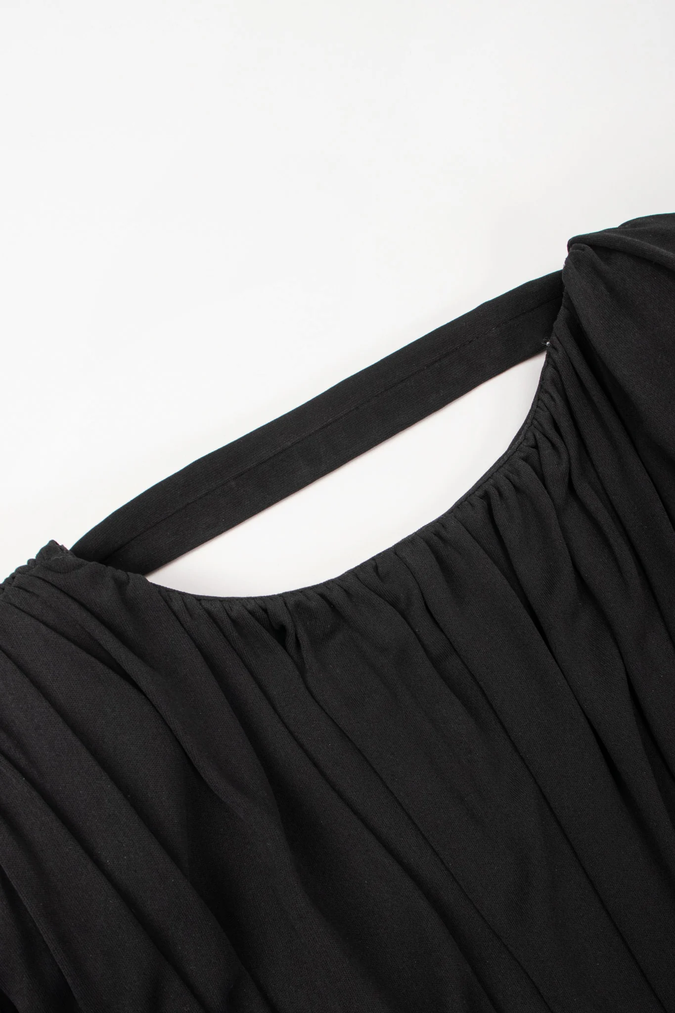 Draped Crepe Column Dress - Image 15