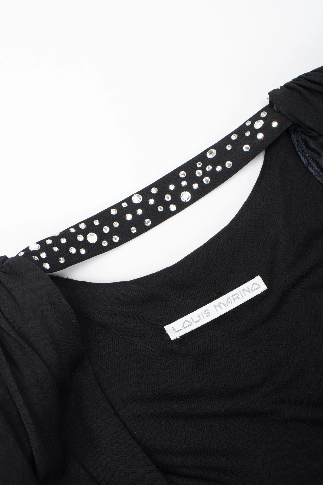 Draped Crepe Column Dress - Image 16