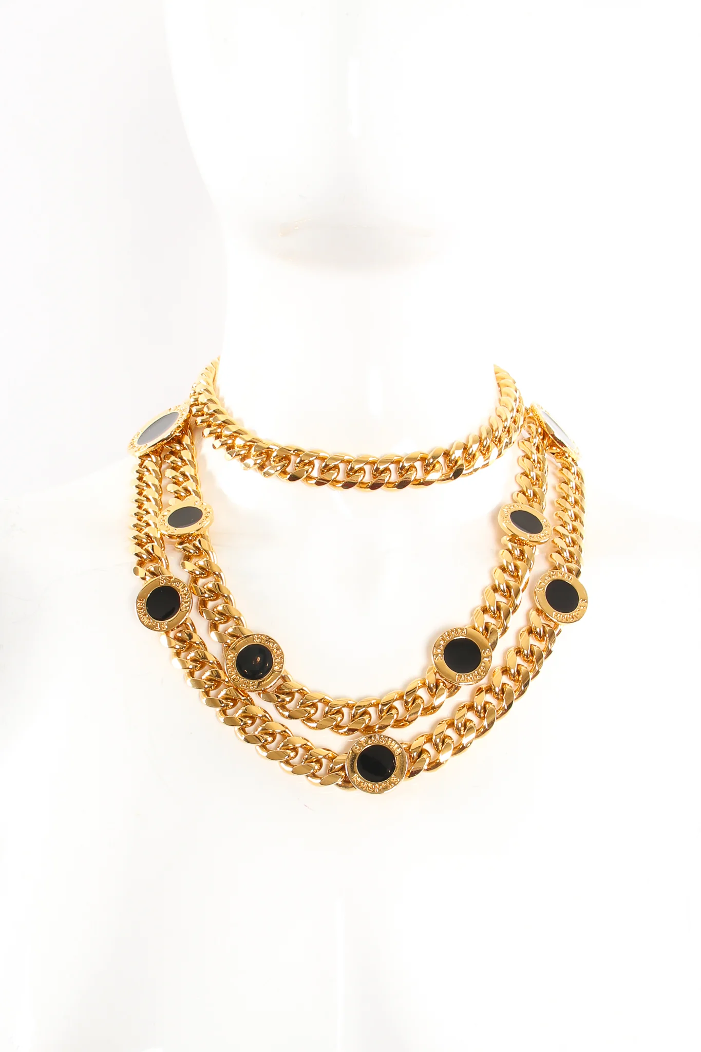 Draped Enamel Coin Chain Belt - Image 4
