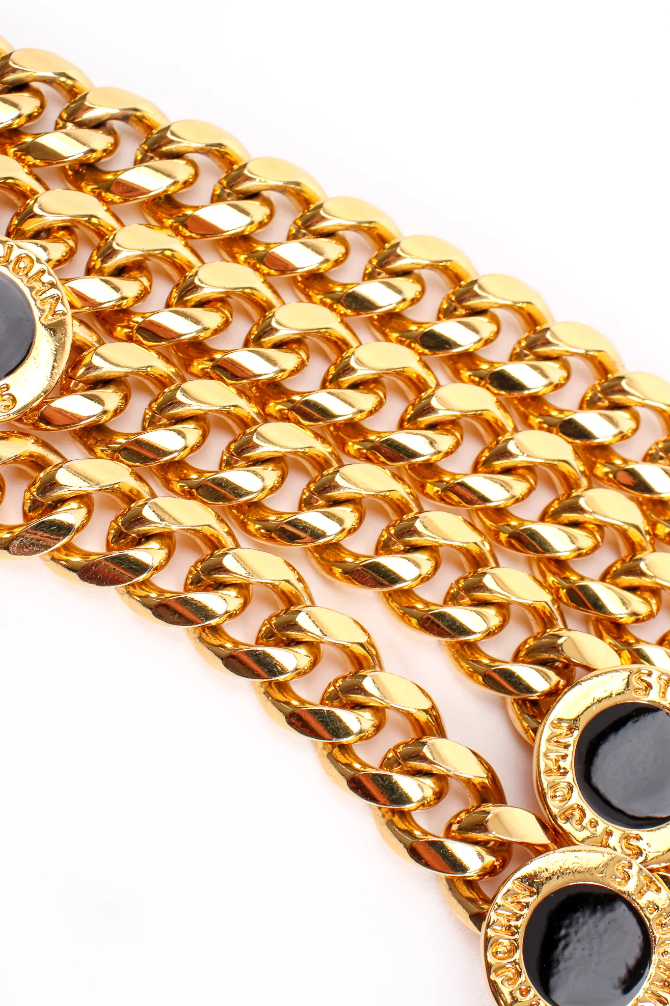 Draped Enamel Coin Chain Belt - Image 7