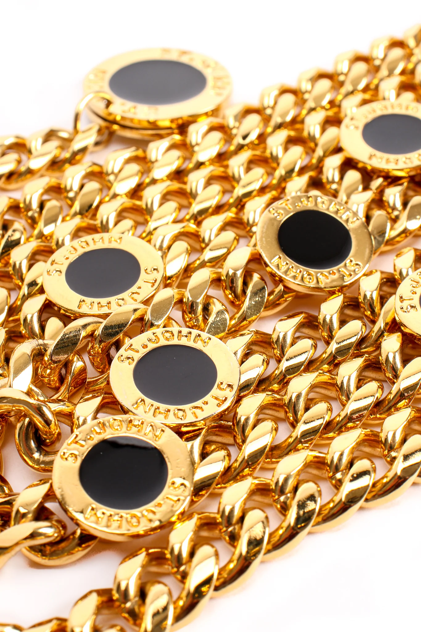 Draped Enamel Coin Chain Belt - Image 8