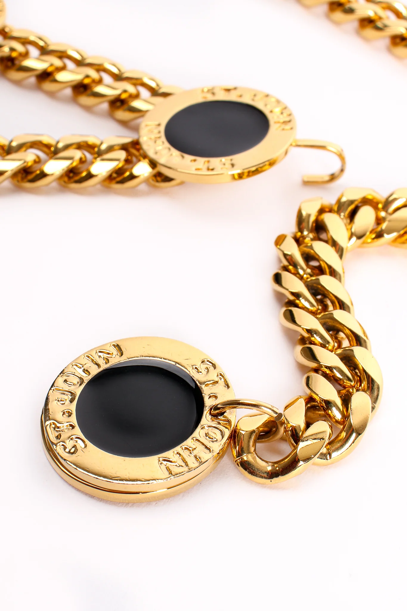 Draped Enamel Coin Chain Belt - Image 9