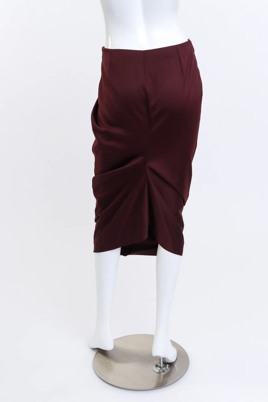 Draped Handkerchief Midi Skirt - Image 3