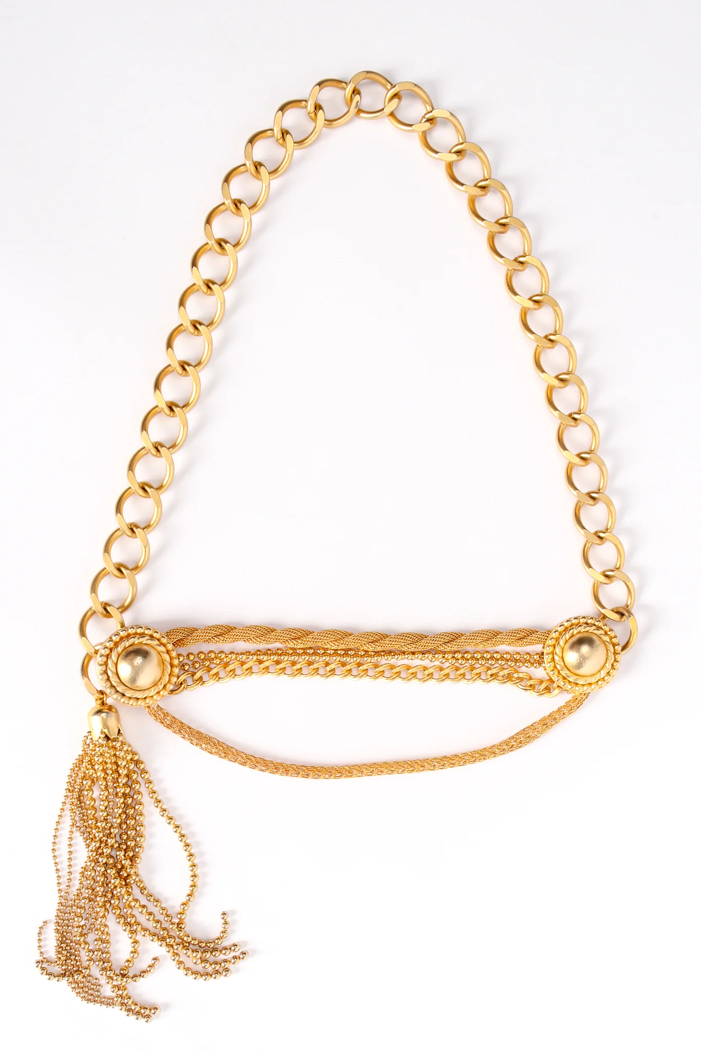 Draped Multi Mixed Chain Belt - Image 5