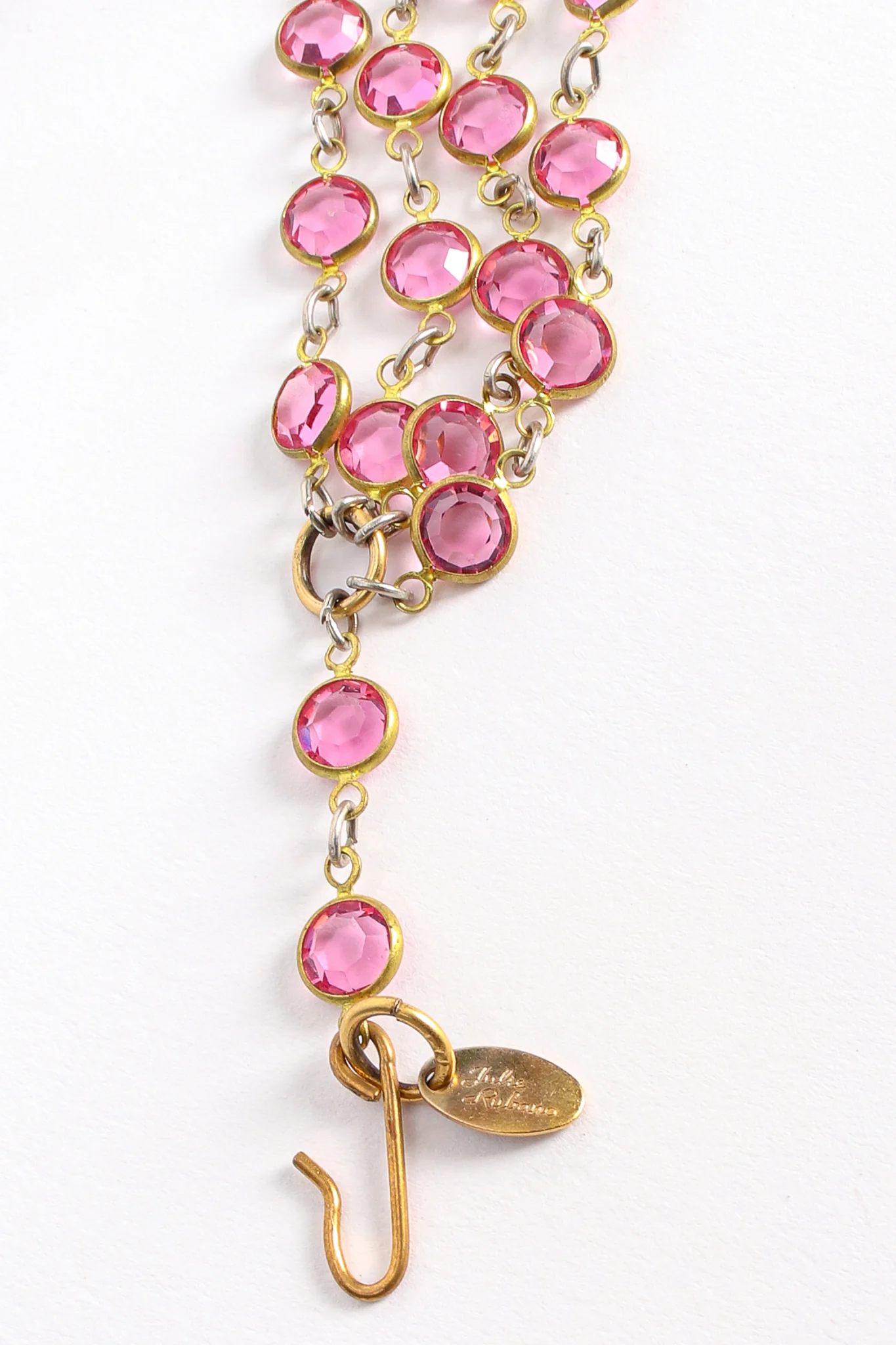Draped Rhinestone Chain Choker - Image 6