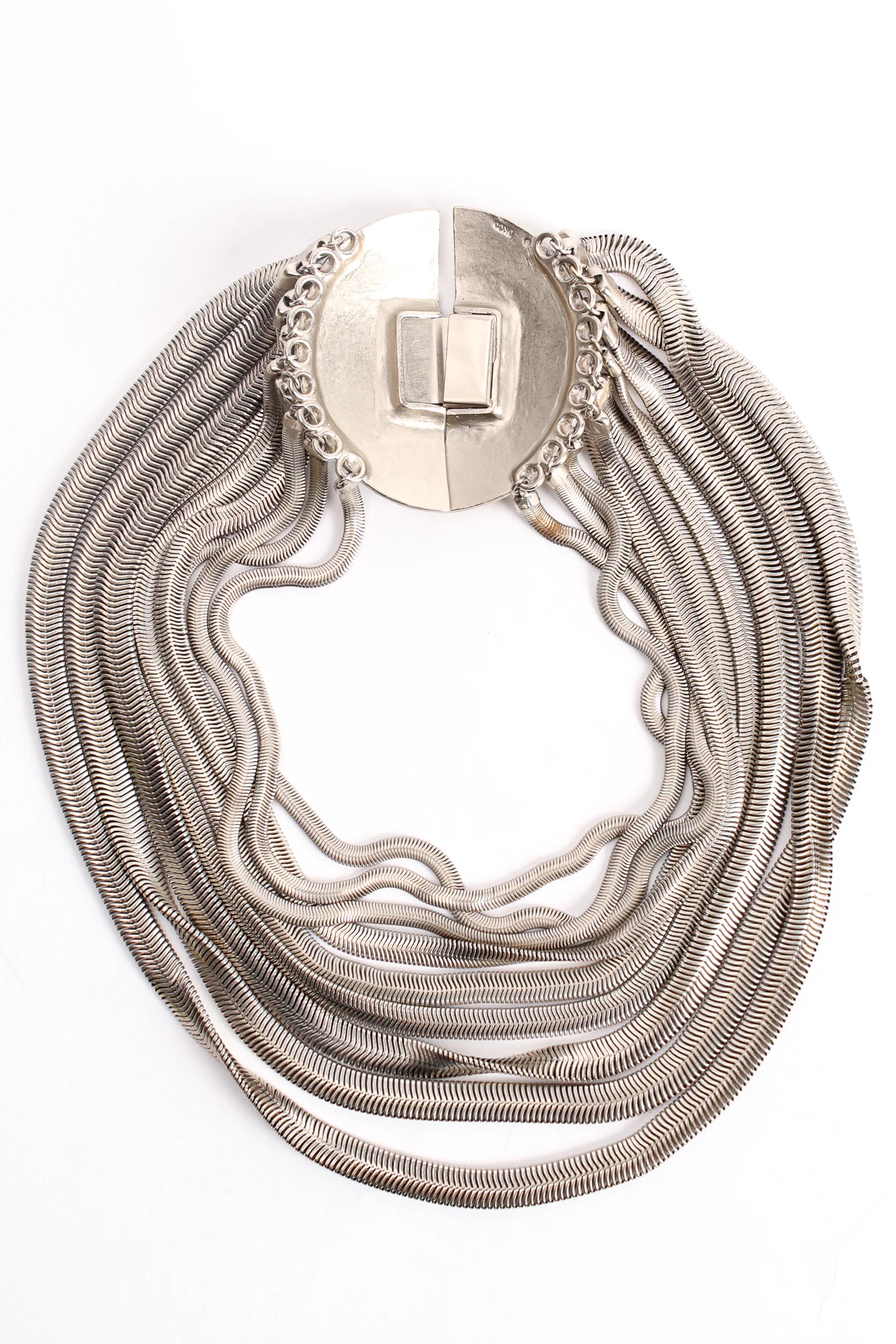 Draped Snake Chain Choker Collar - Image 10