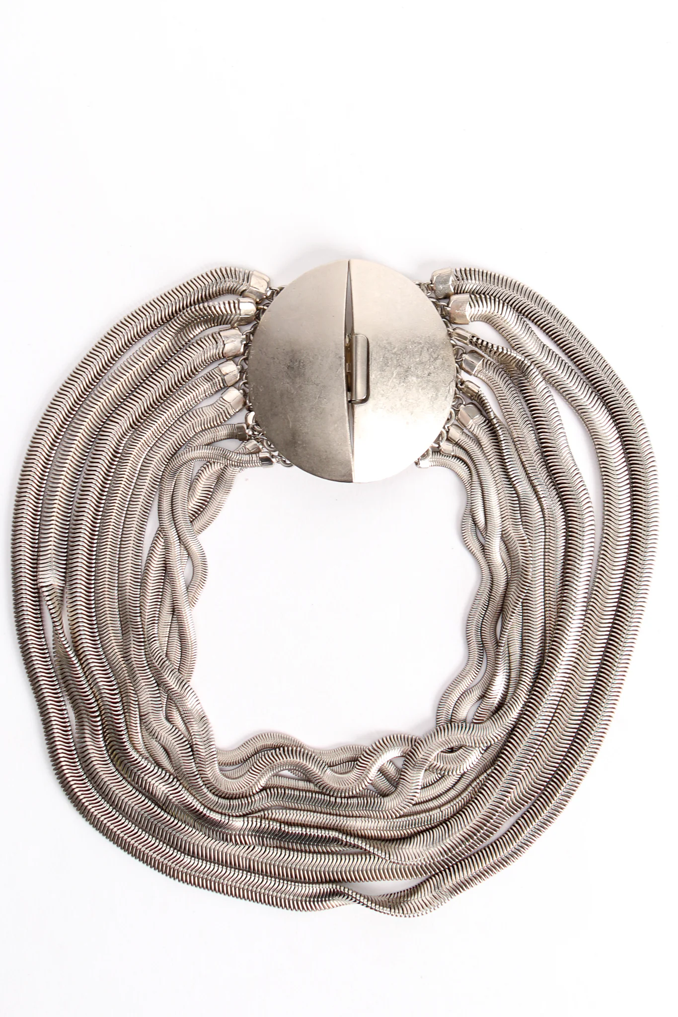 Draped Snake Chain Choker Collar - Image 4