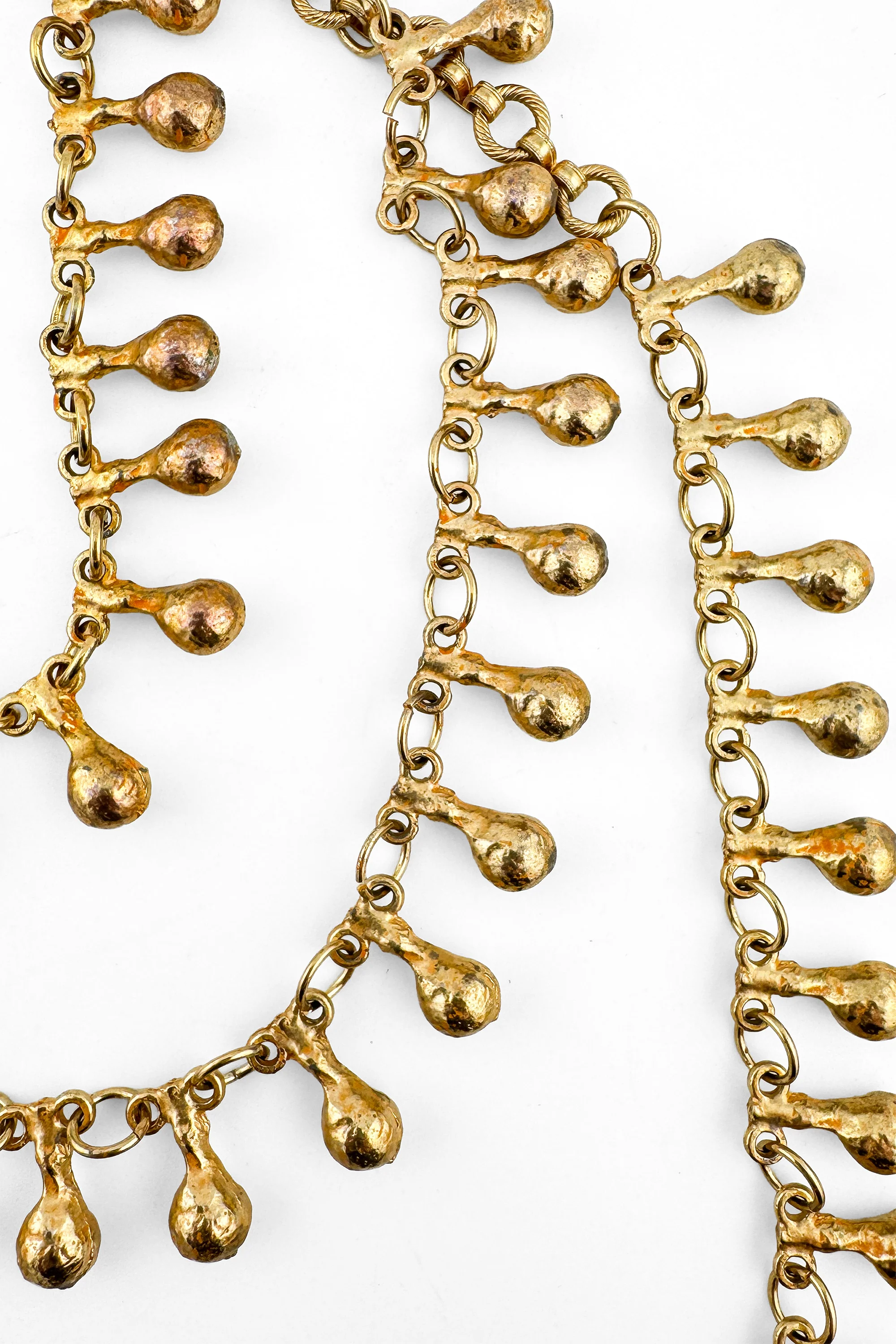 Dumbbell Dangle Drape Necklace II - Image 3