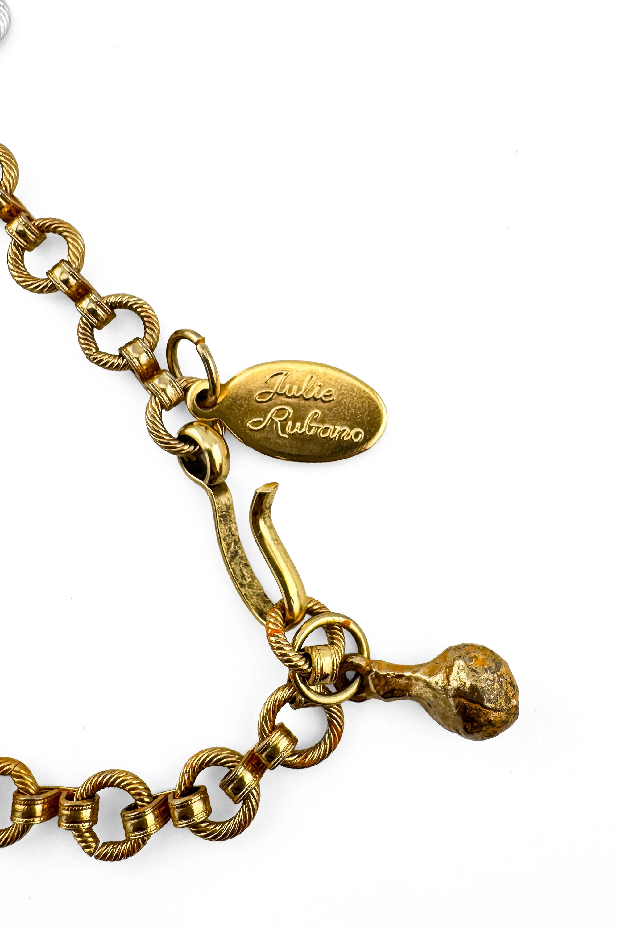 Dumbbell Dangle Drape Necklace II - Image 4
