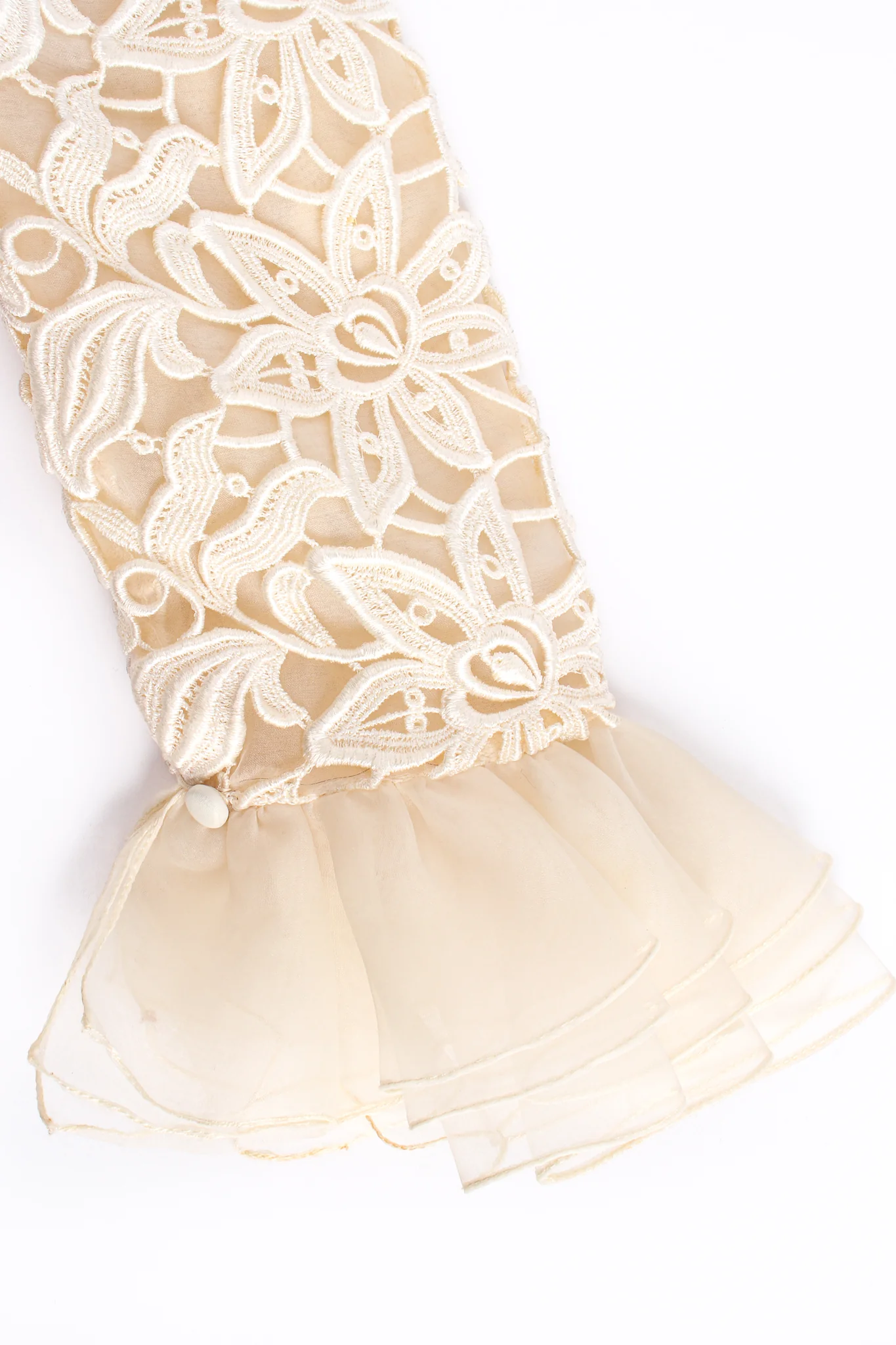 Dynasty Collection Organza Lace Ruffle Jacket - Image 9