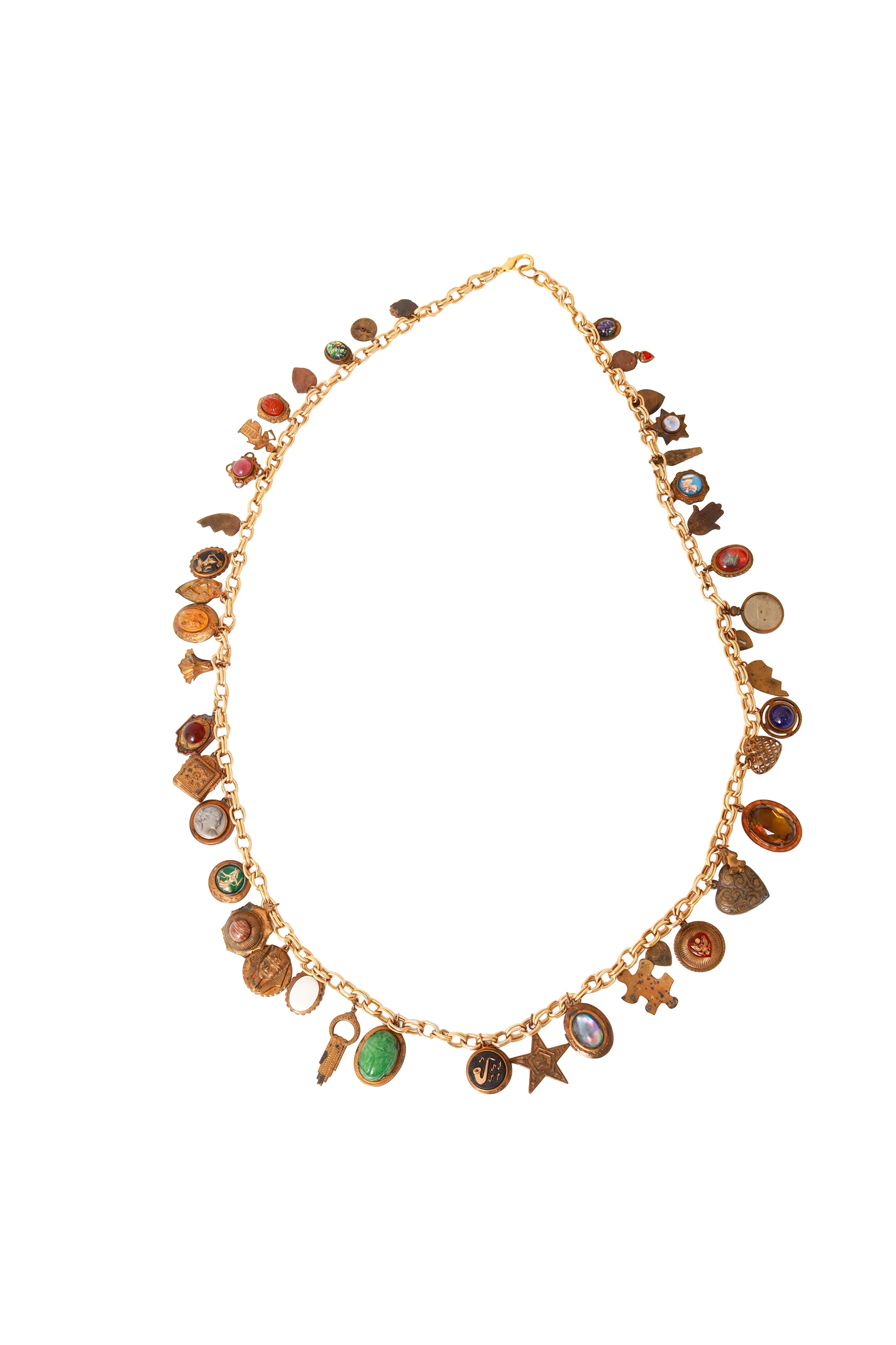 Eclectic Multicharm Necklace