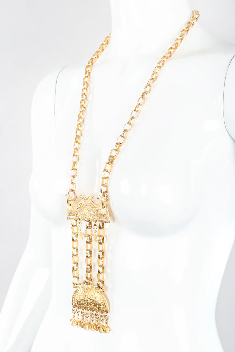 Egyptian Bird Plate Necklace