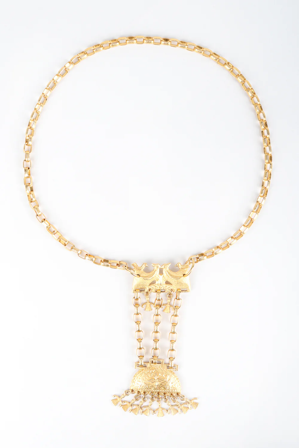 Egyptian Bird Plate Necklace - Image 2