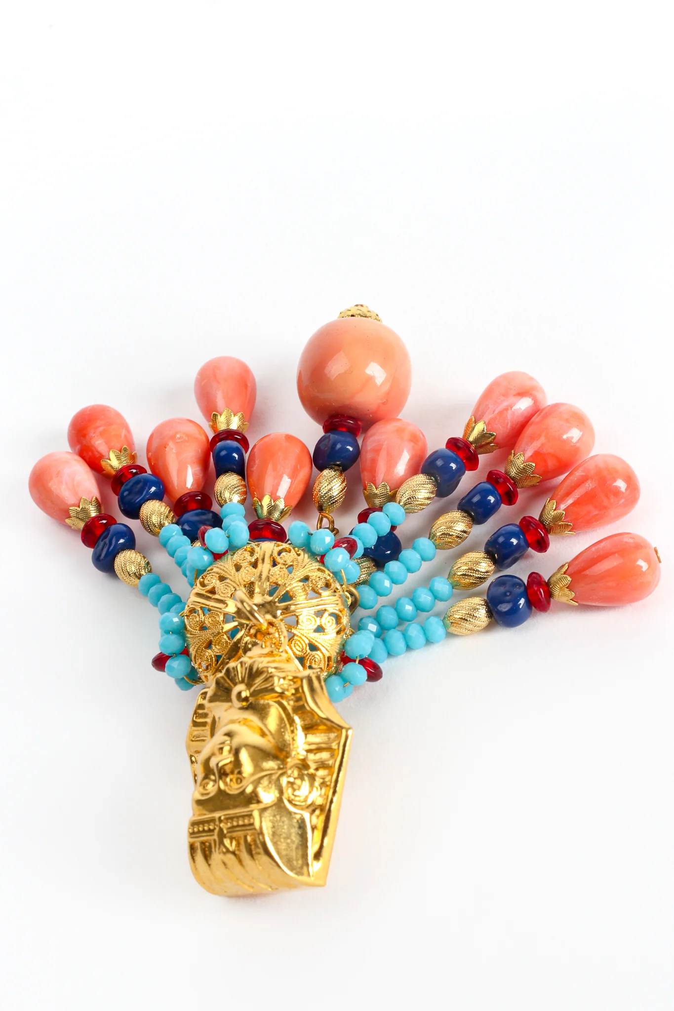 Egyptian Revival Chandelier Earrings - Image 5