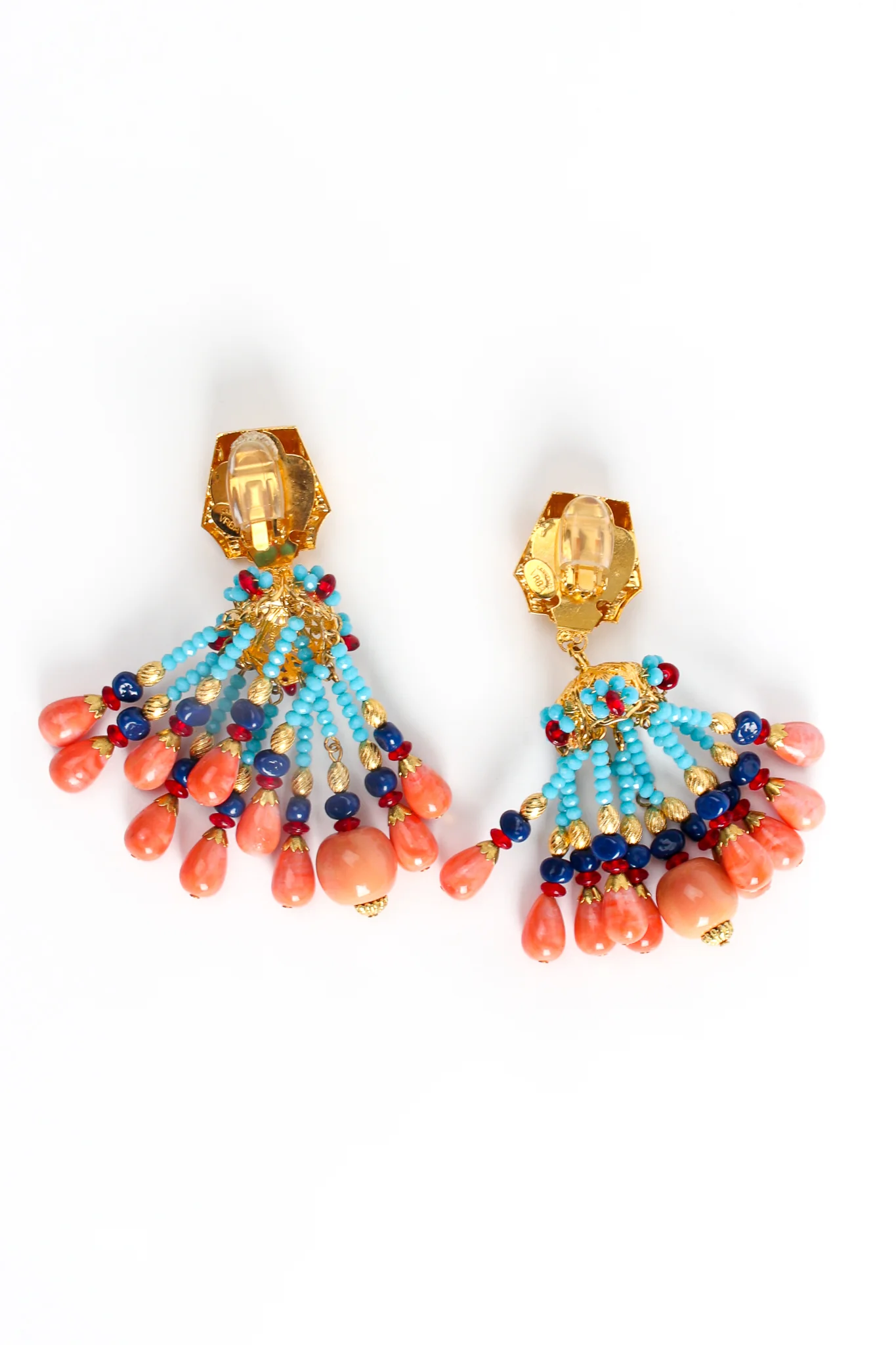 Egyptian Revival Chandelier Earrings - Image 6
