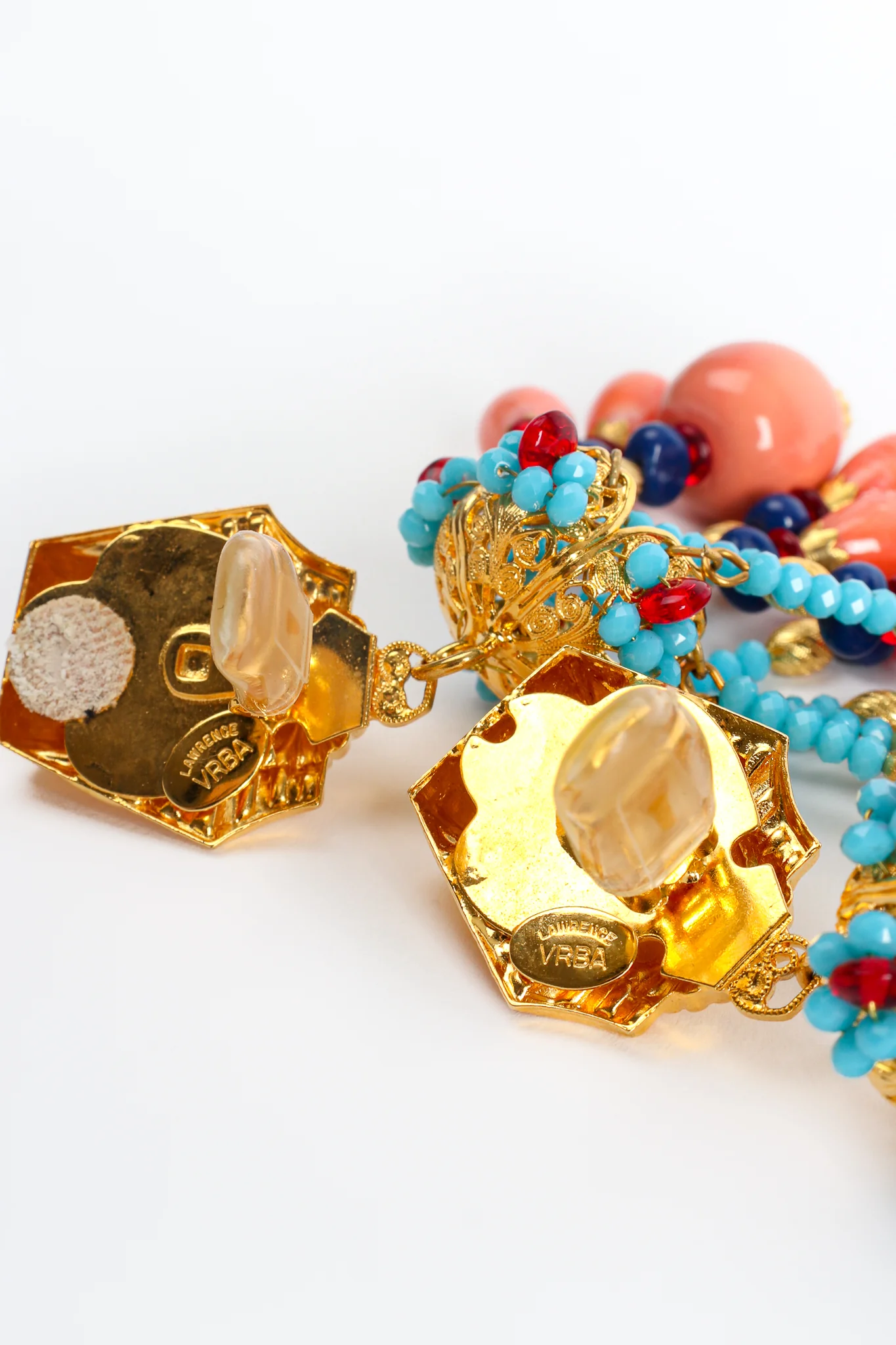 Egyptian Revival Chandelier Earrings - Image 8