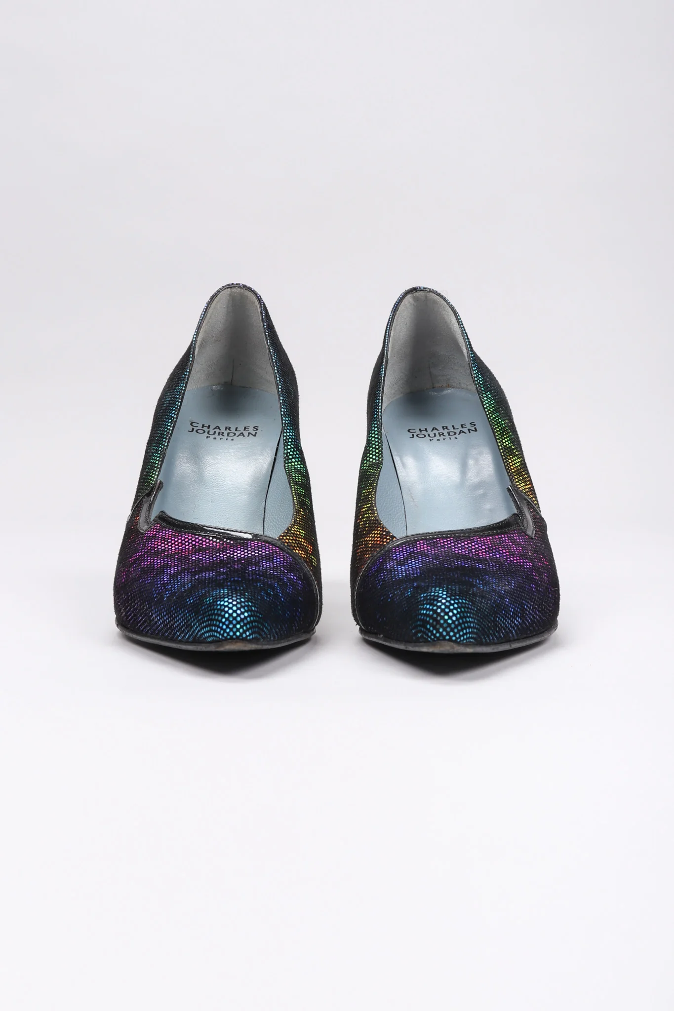 Electric Rainbow Holo Heels - Image 9