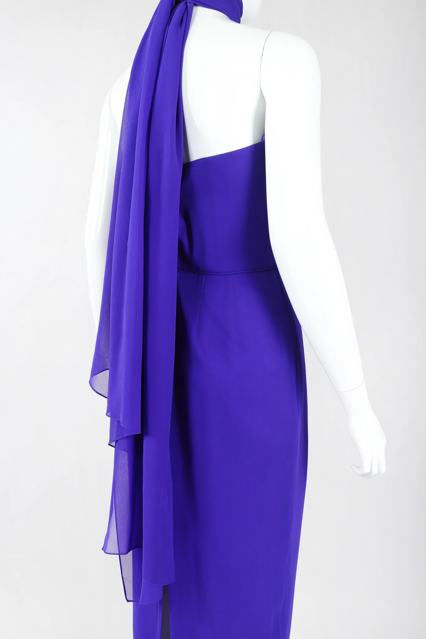 Electric Silk Strapless Sheath - Image 12