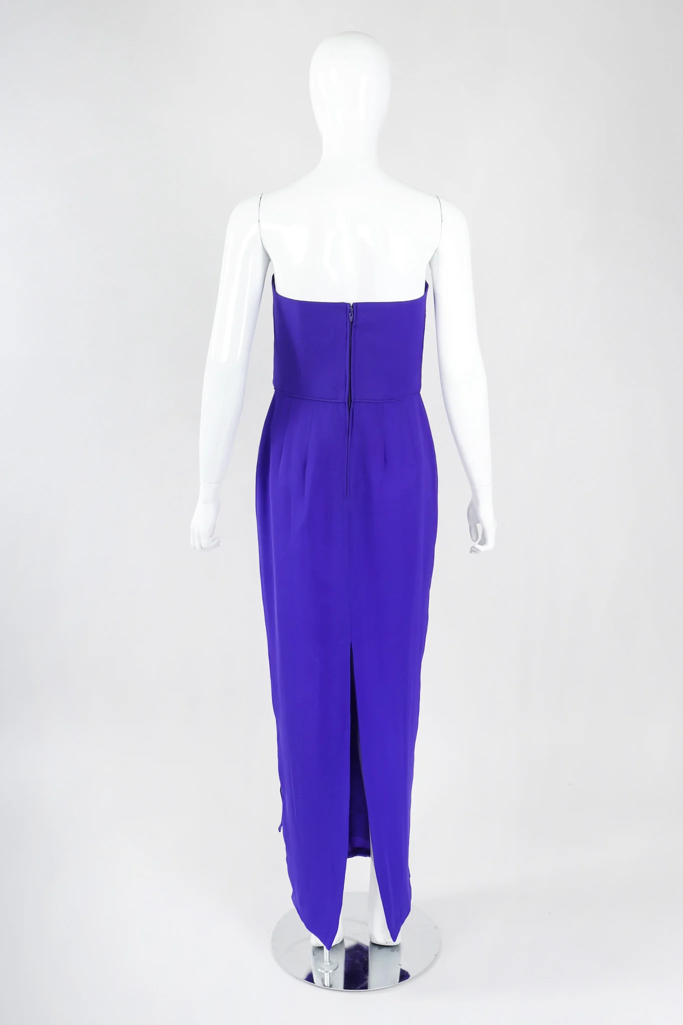 Electric Silk Strapless Sheath - Image 9