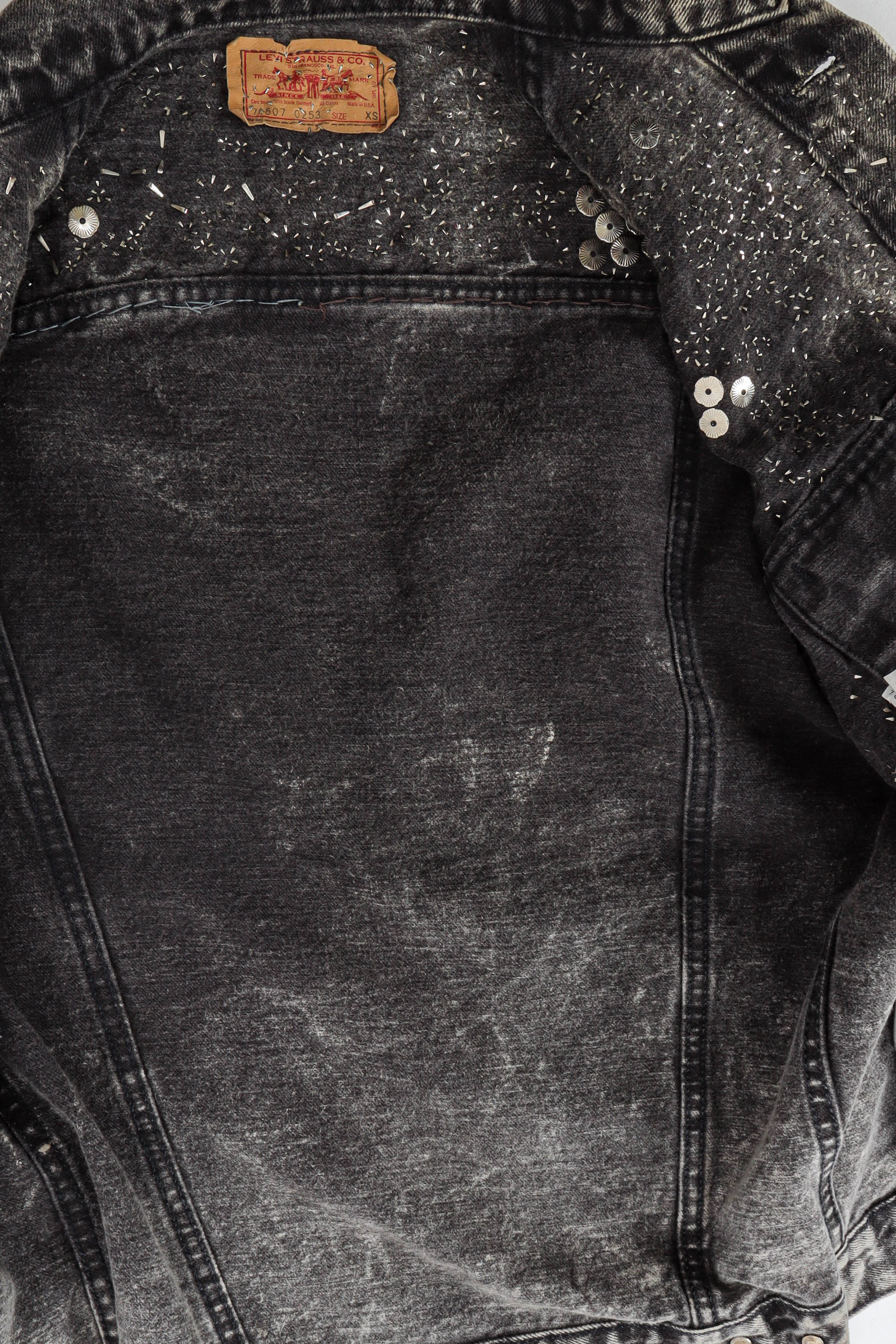 Electric Multi-Studded Denim Jacket - Image 11