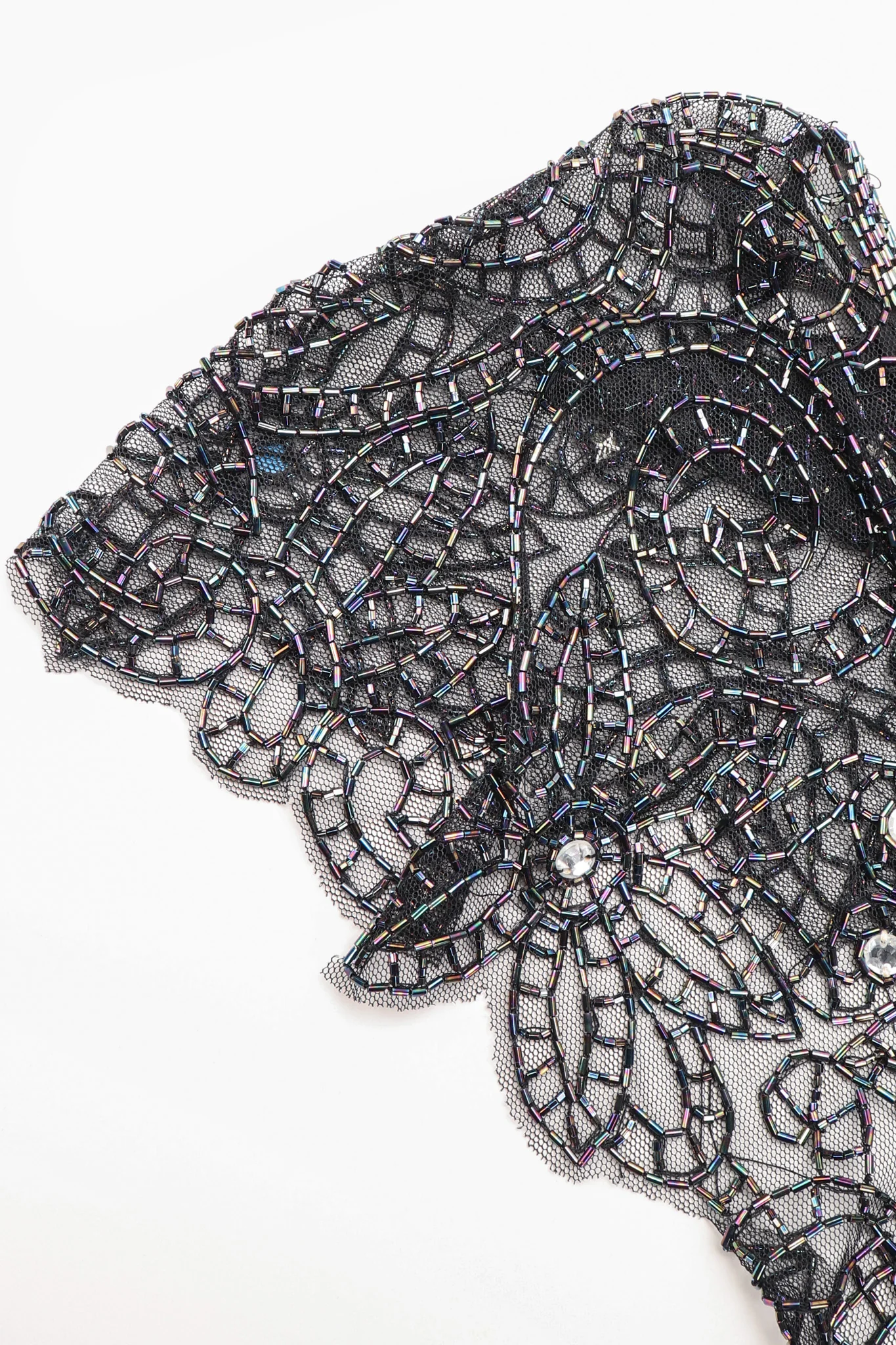 Embellished Bead Lace Dress - Image 14