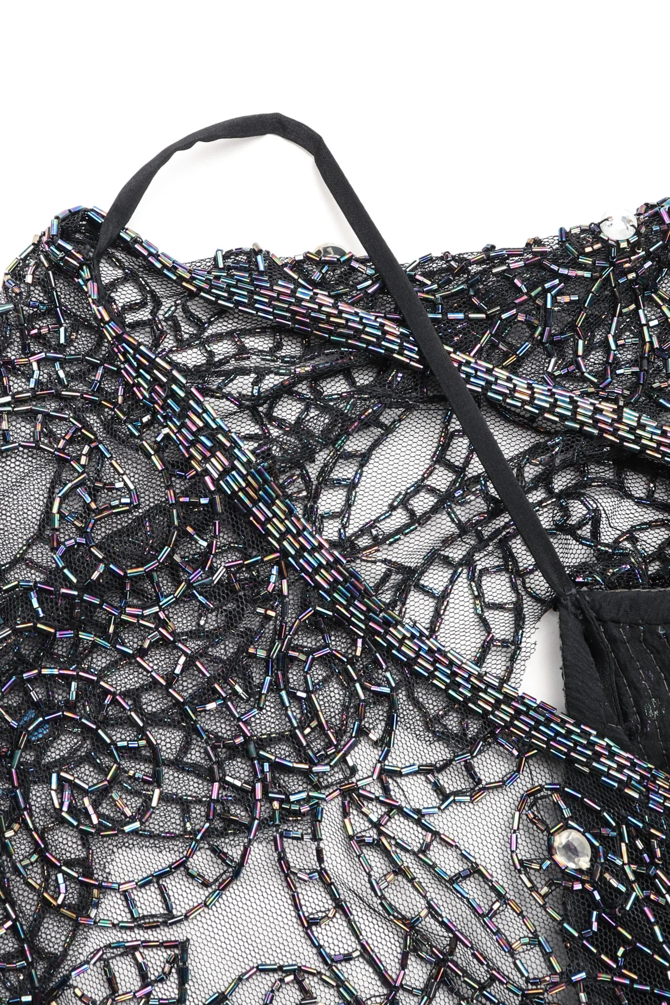 Embellished Bead Lace Dress - Image 21