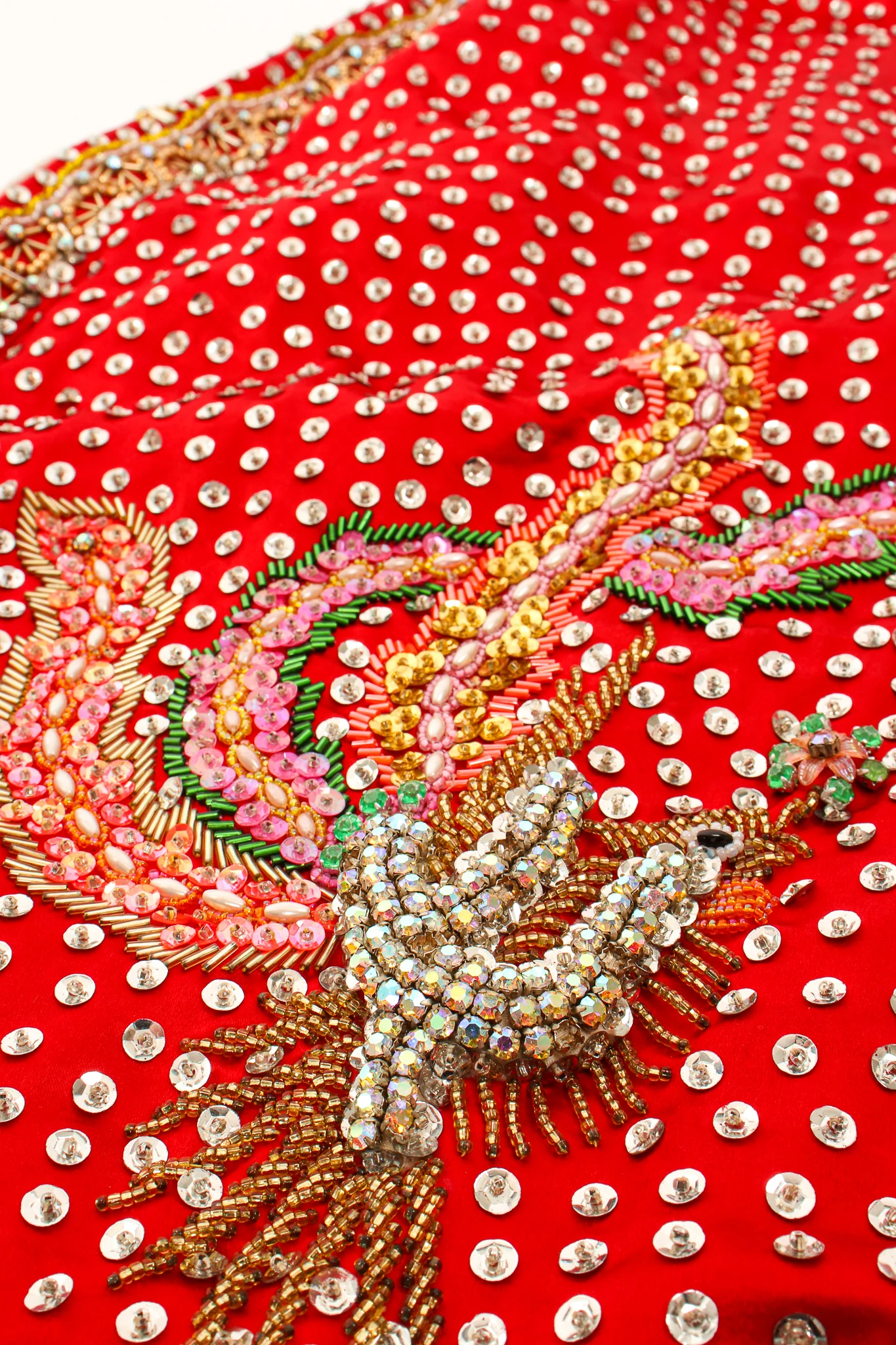 Embellished Chinese Phoenix & Dragon Skirt - Image 12